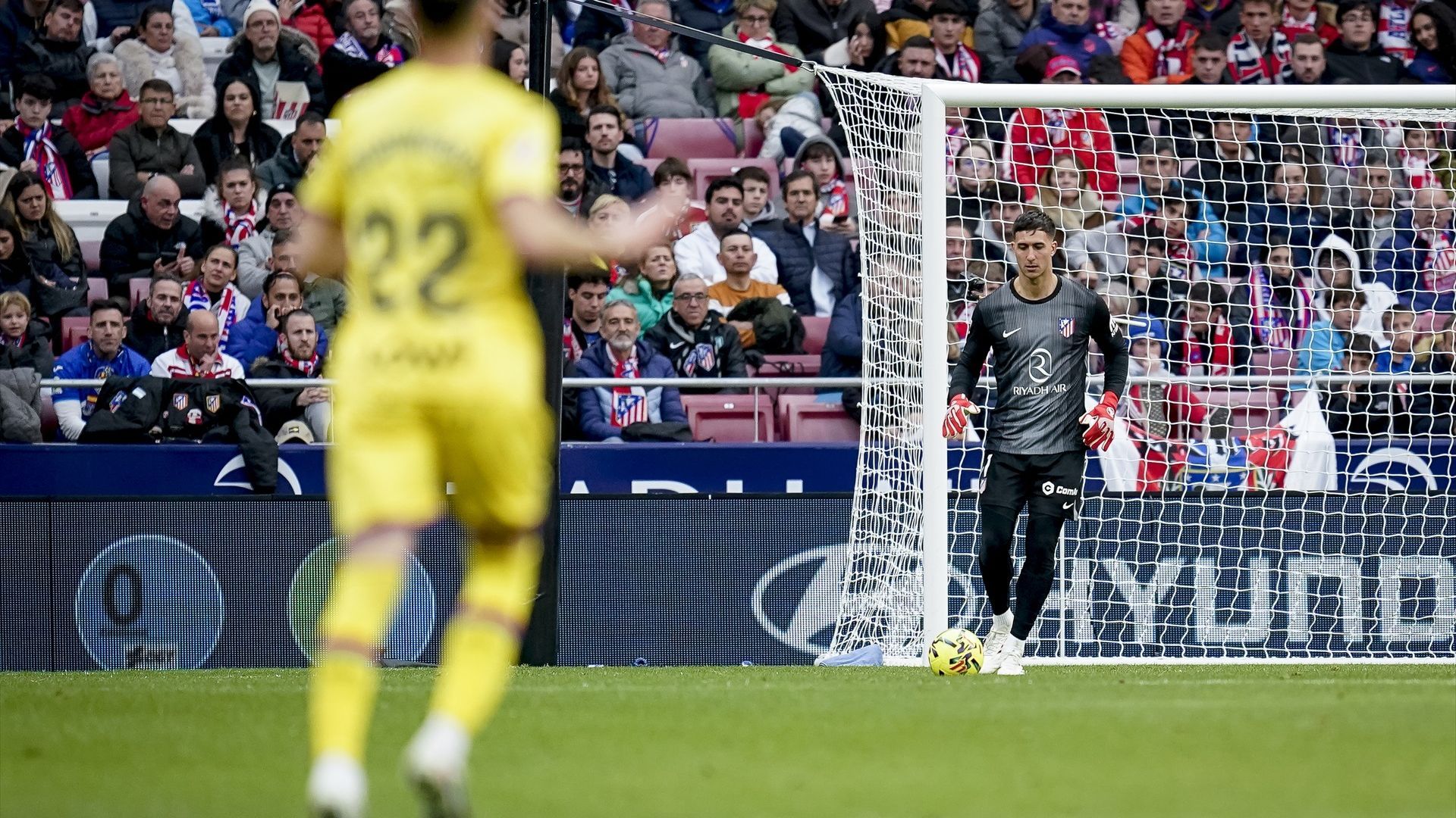 Juan Musso, en un partido del Atlético de Madrid Juan Musso, en un partido del Atlético de Madrid