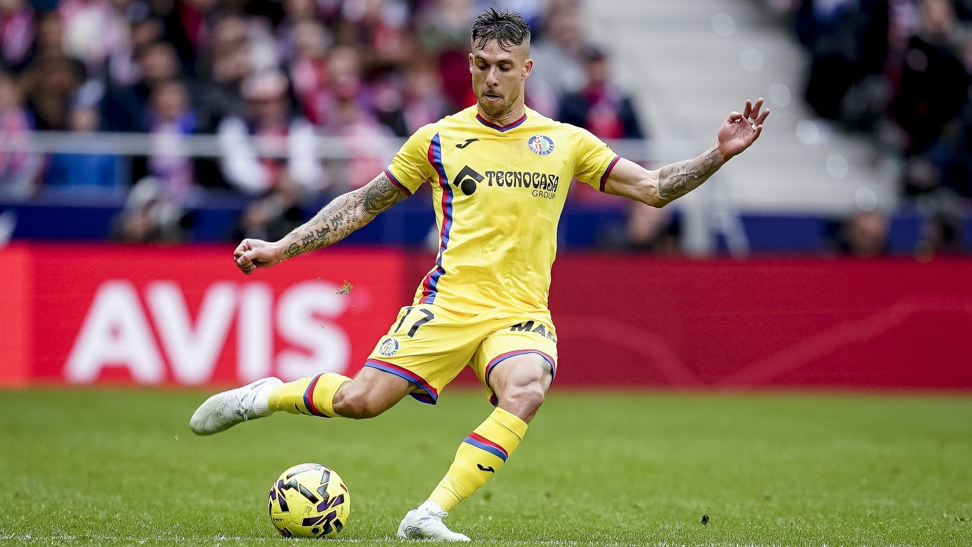 Kiko Femenía durante un partido del Getafe esta temporada