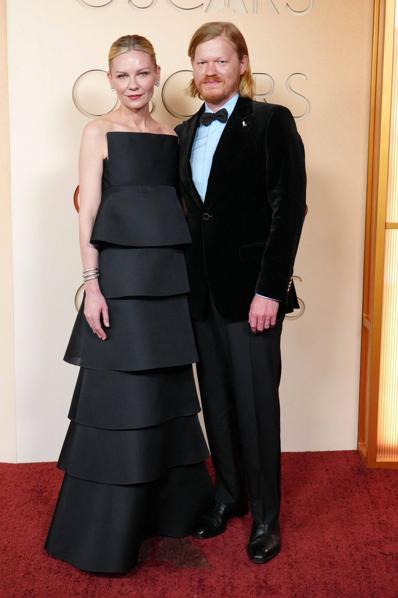 Kirsten Dunst y Jesse Plemons, en los Premios Oscar 2026