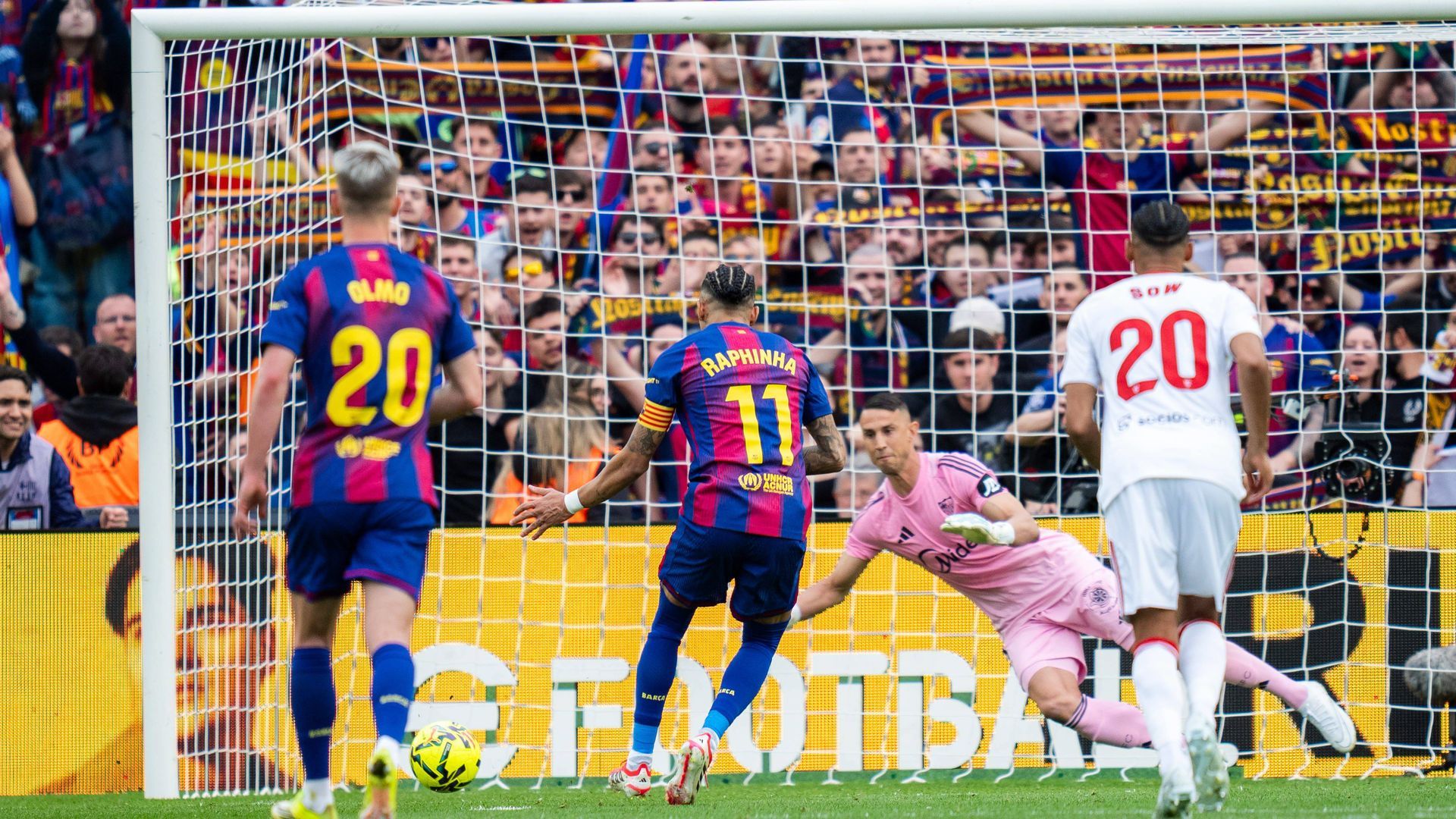 Odysseas Vlachodimos, con el Sevilla