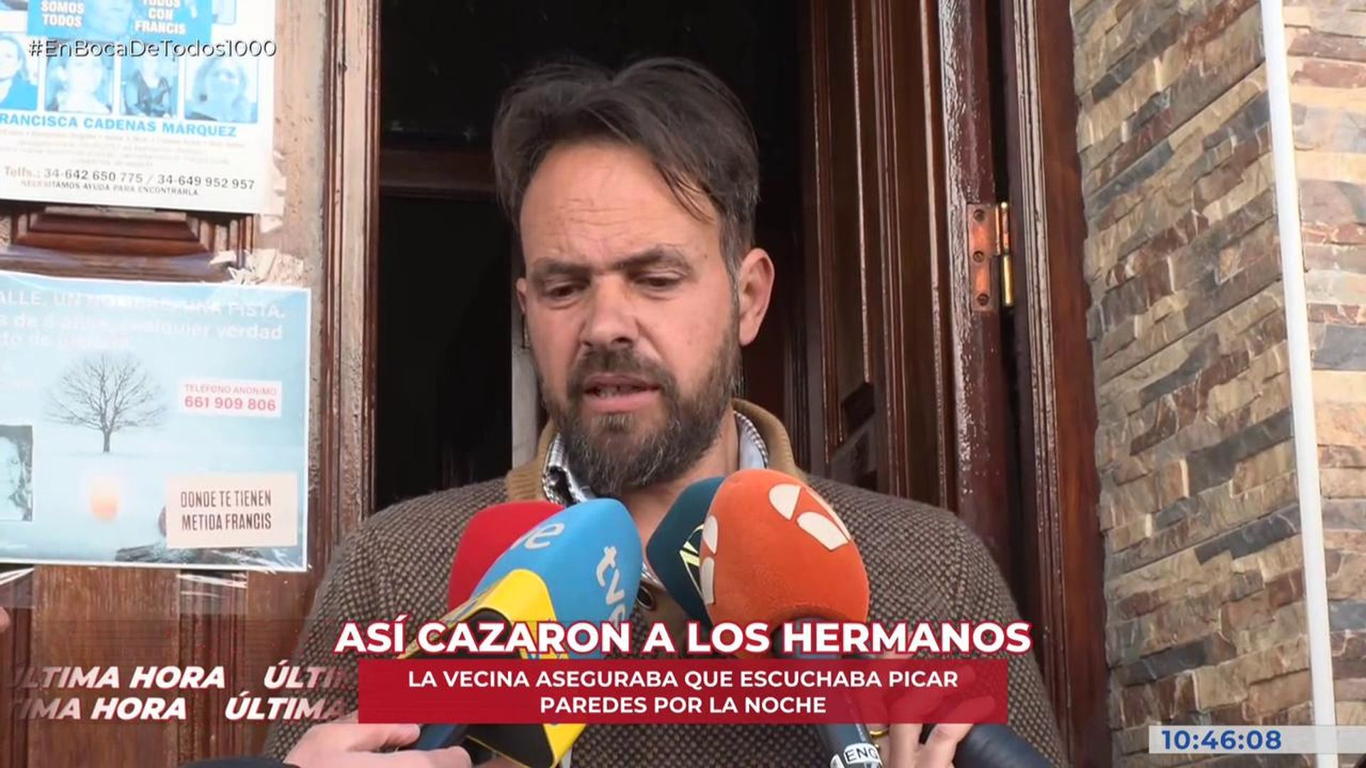 ¿Por qué supieron que los restos de Francisca Cadenas estaban en ese punto del patio?