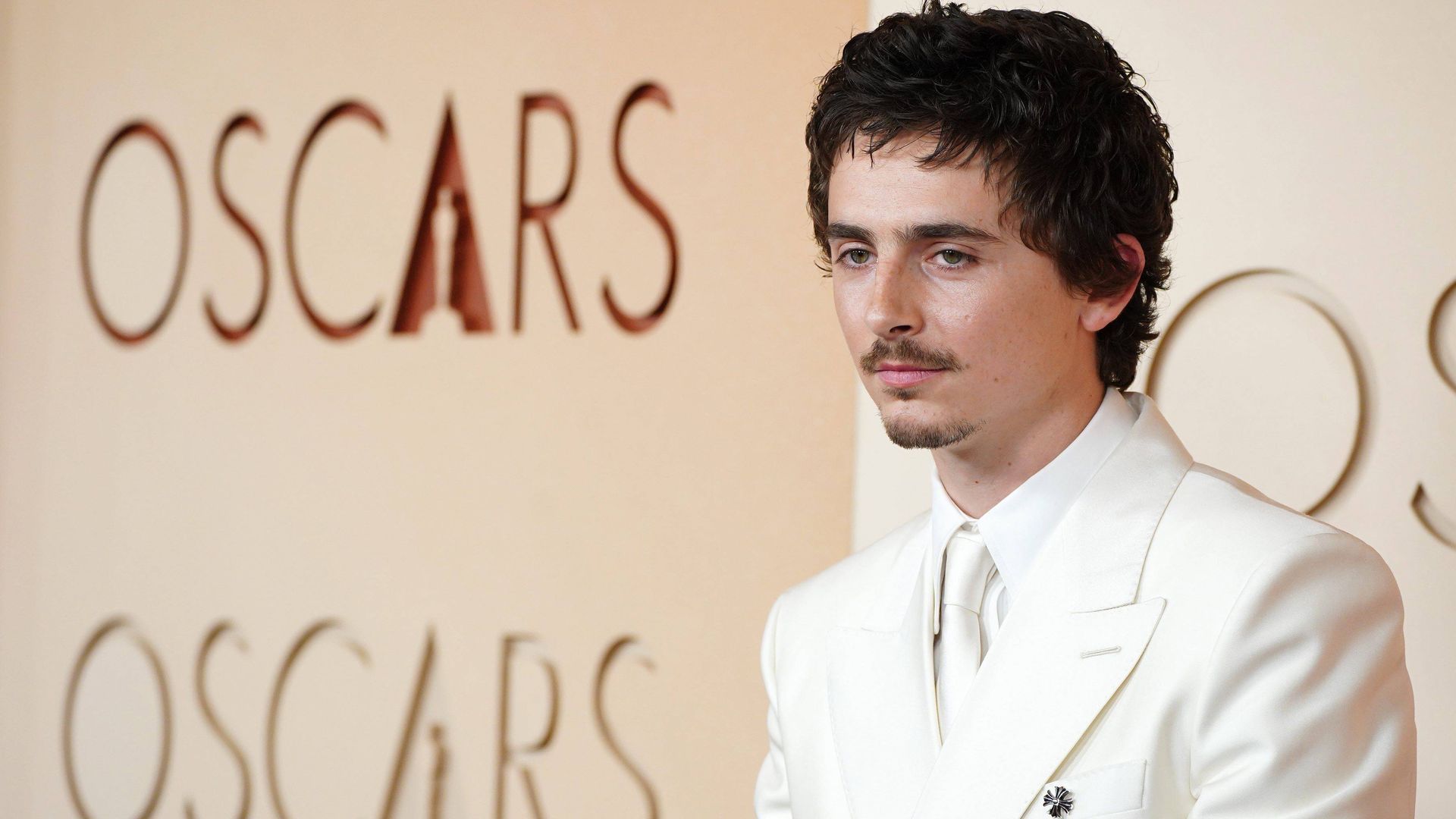 Timothée Chalamet en la alfombra roja de los Oscars 2026