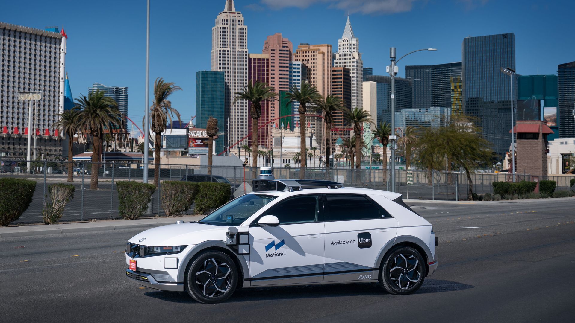 Uber y su robotaxi eléctrico de Hyundai en Las Vegas