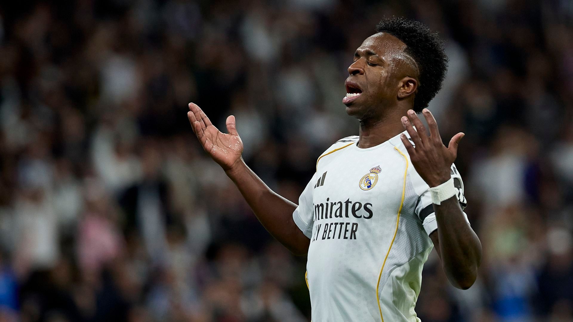 Vinicius en el Bernabéu
