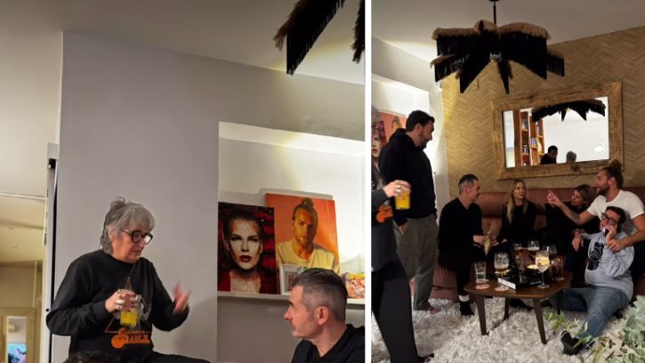 Eduardo suele recibir a gente en casa a menudo