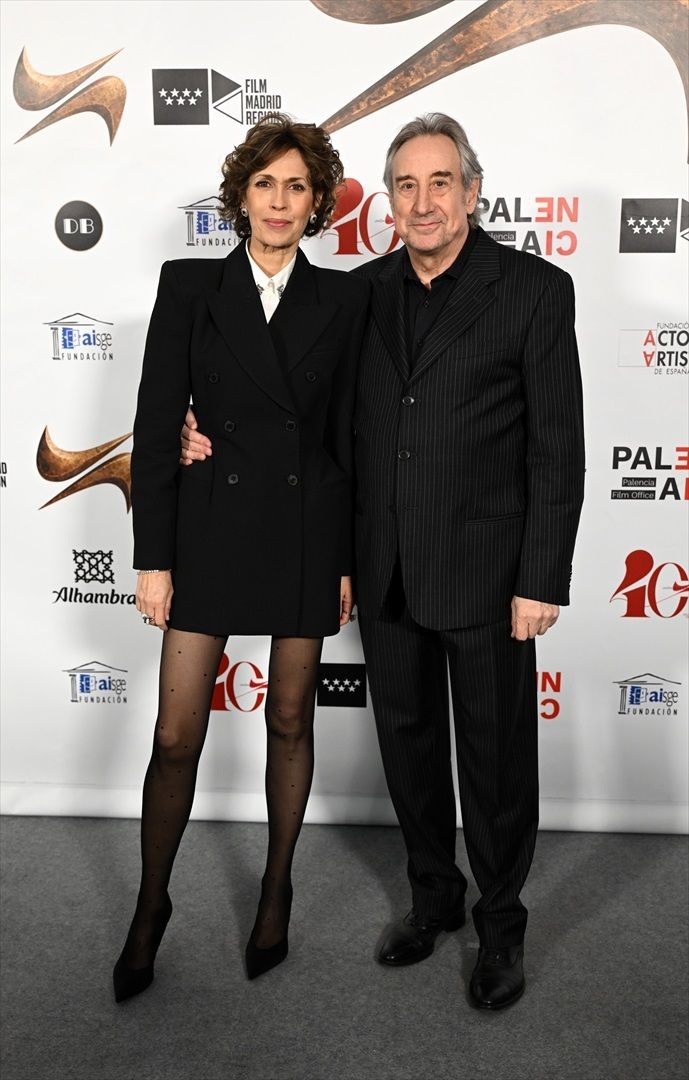 Lola Marceli y Juanjo Puigcorbé, en los Premios de la Unión de Actores