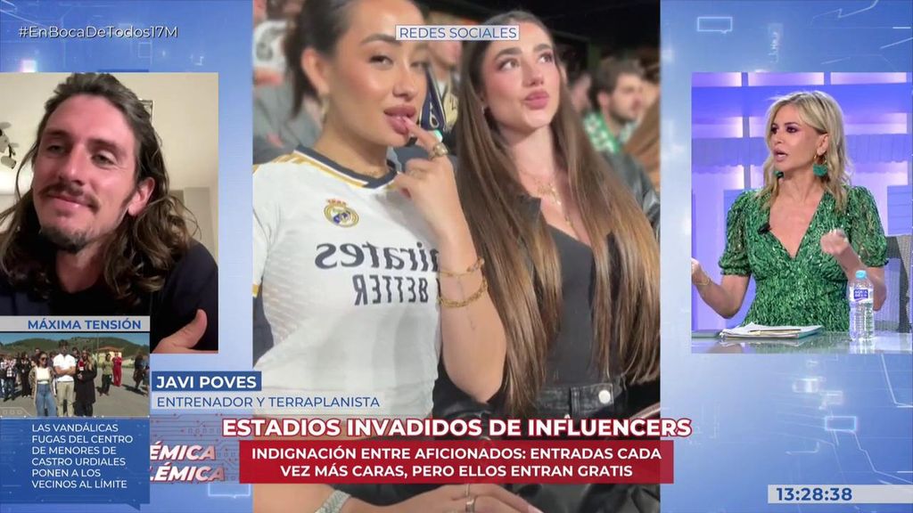 Los hinchas del Real Madrid estallan contra los comentarios de Lola Lolita y Marina Rivers desde la grada del Bernabéu: “Me molesta ver a dos lerdas haciendo el lerdo”