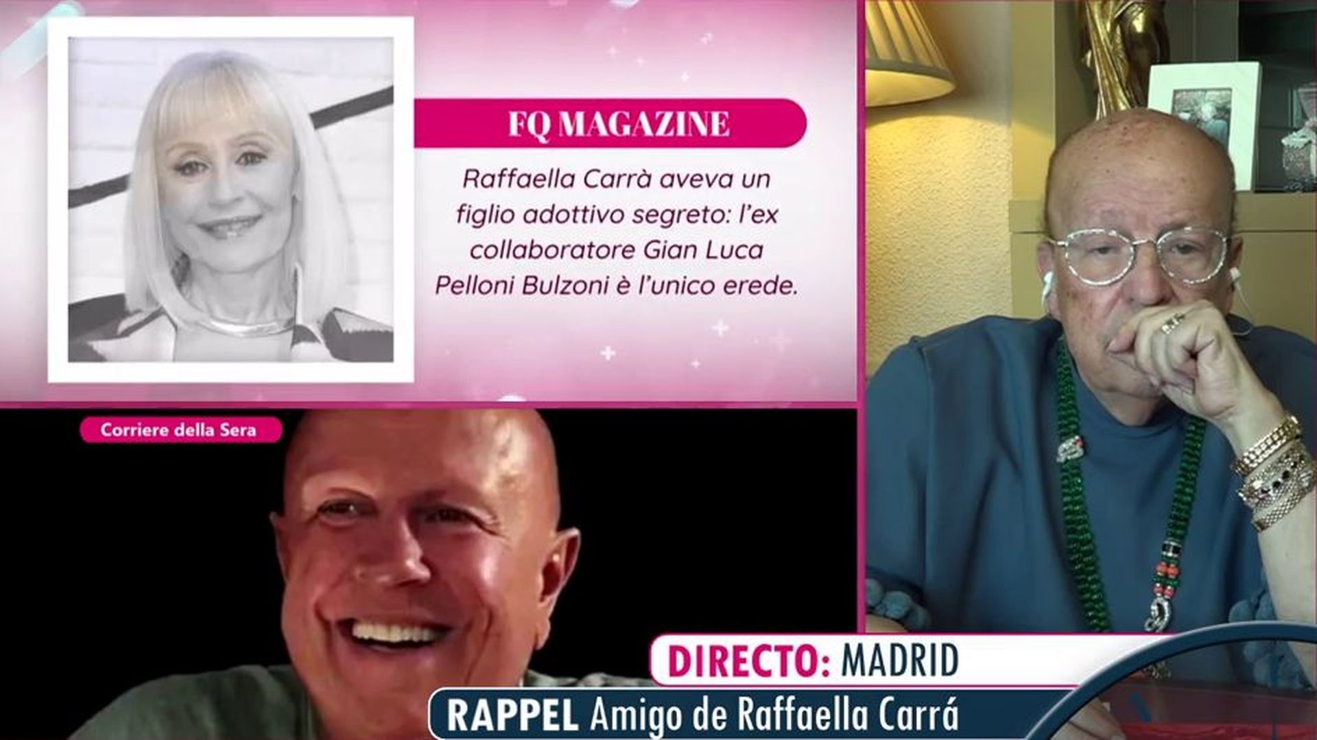 Rappel habla del hijo adoptivo de Rafaella Carrá tras conocerse su identidad: "Fue su mano derecha"