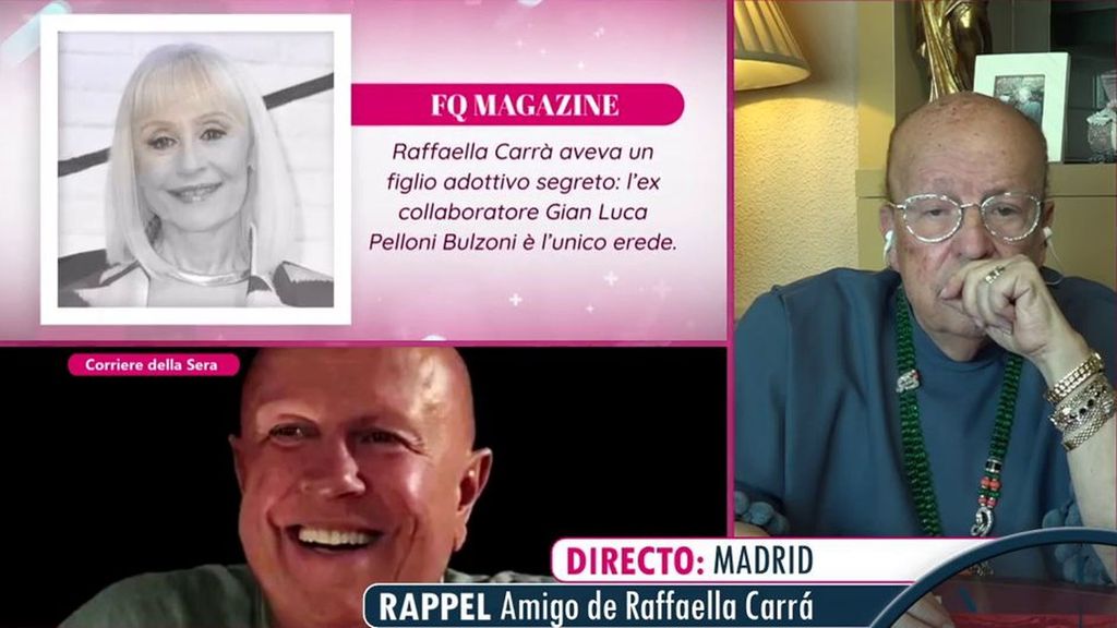 Rappel habla del hijo adoptivo de Rafaella Carrá tras conocerse su identidad: "Fue su mano derecha"