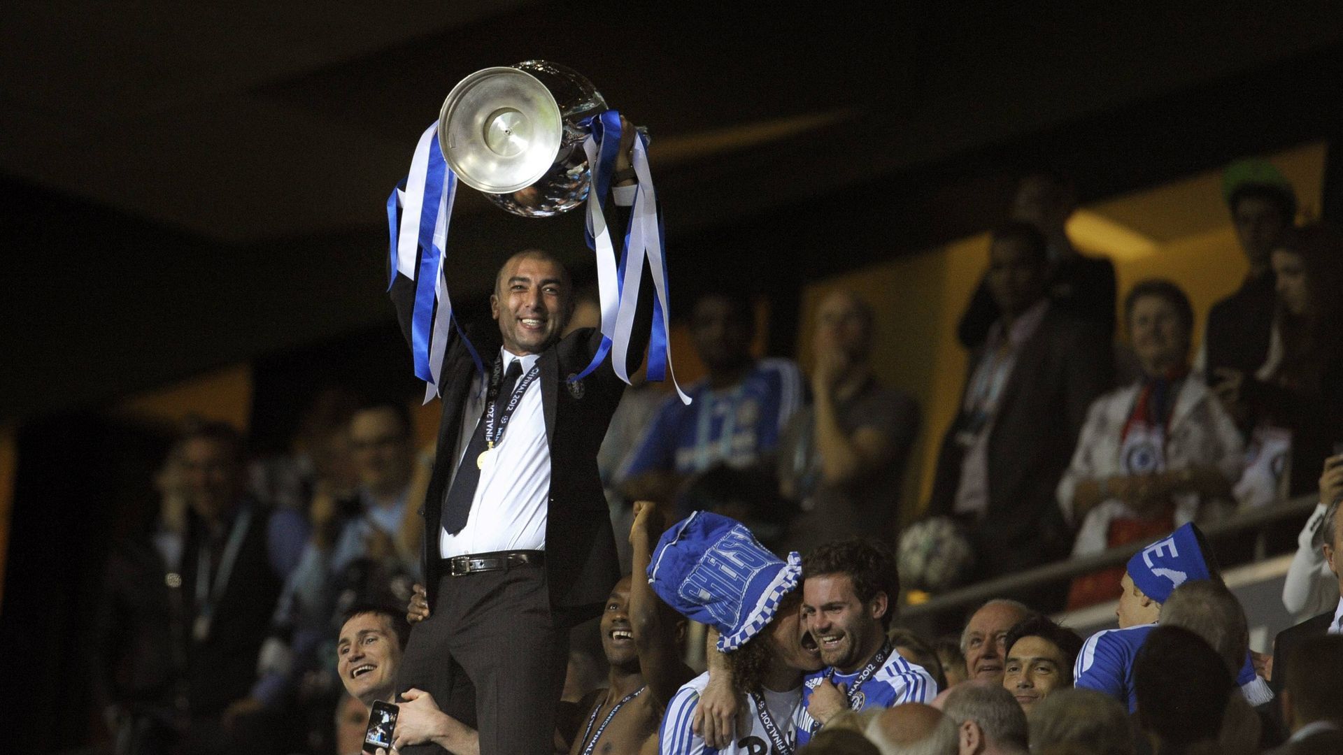 Roberto Di Matteo con la Champions