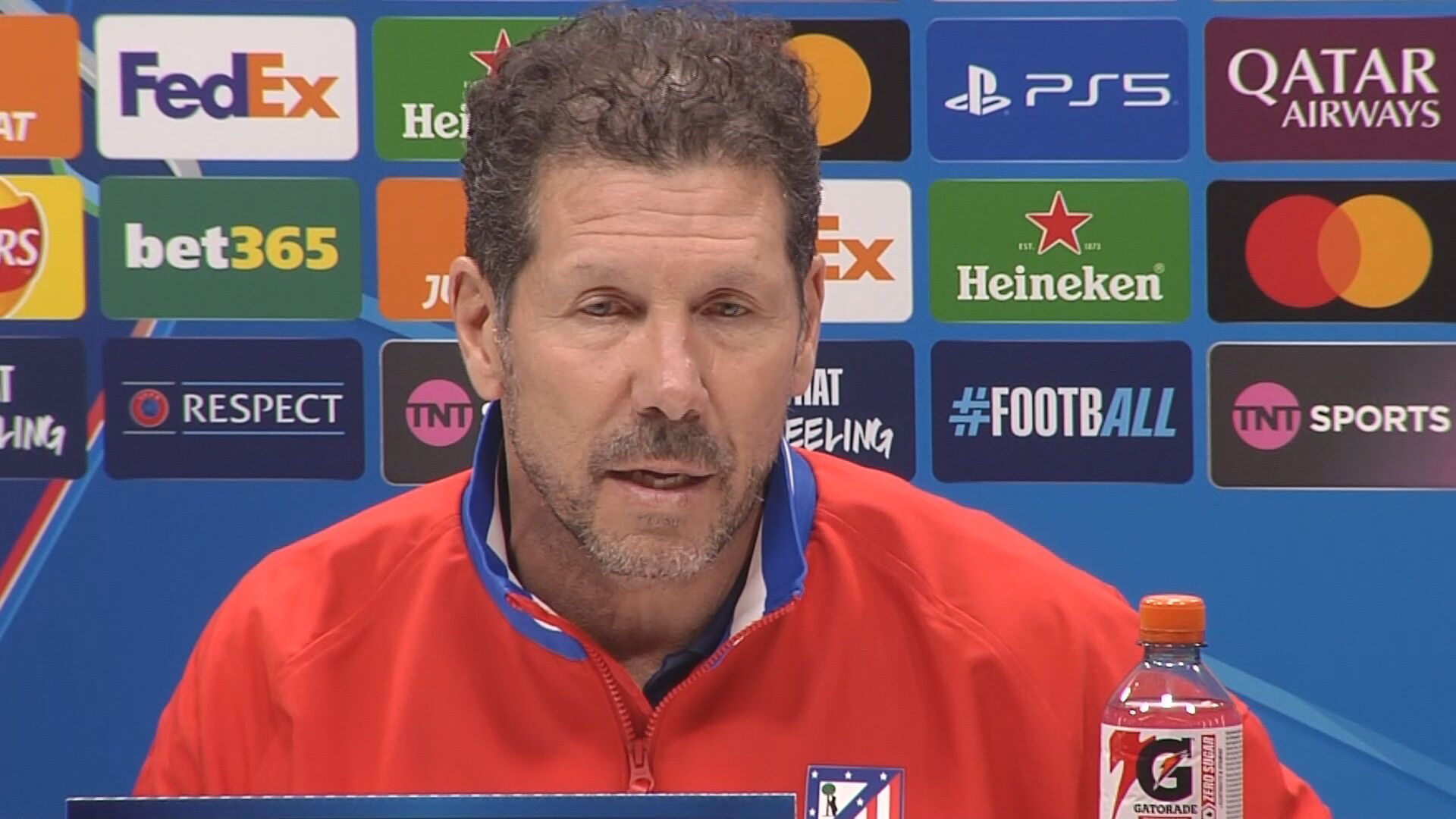 Rueda de prensa Simeone antes del Tottenham, Cuti Romero