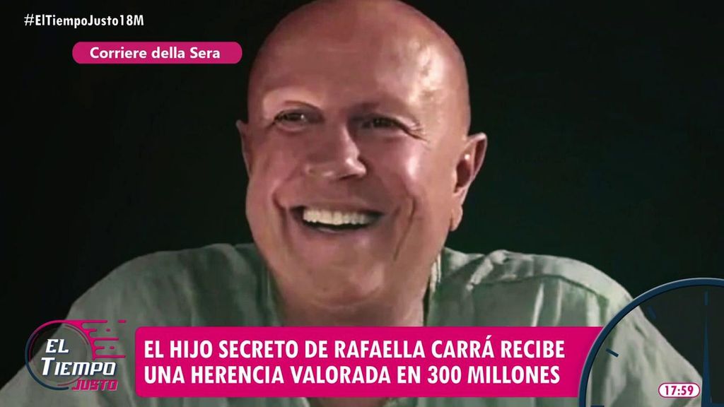 Un patrimonio valorado en 300 millones de euros: la herencia que recibe el hijo secreto de Raffaella Carrà