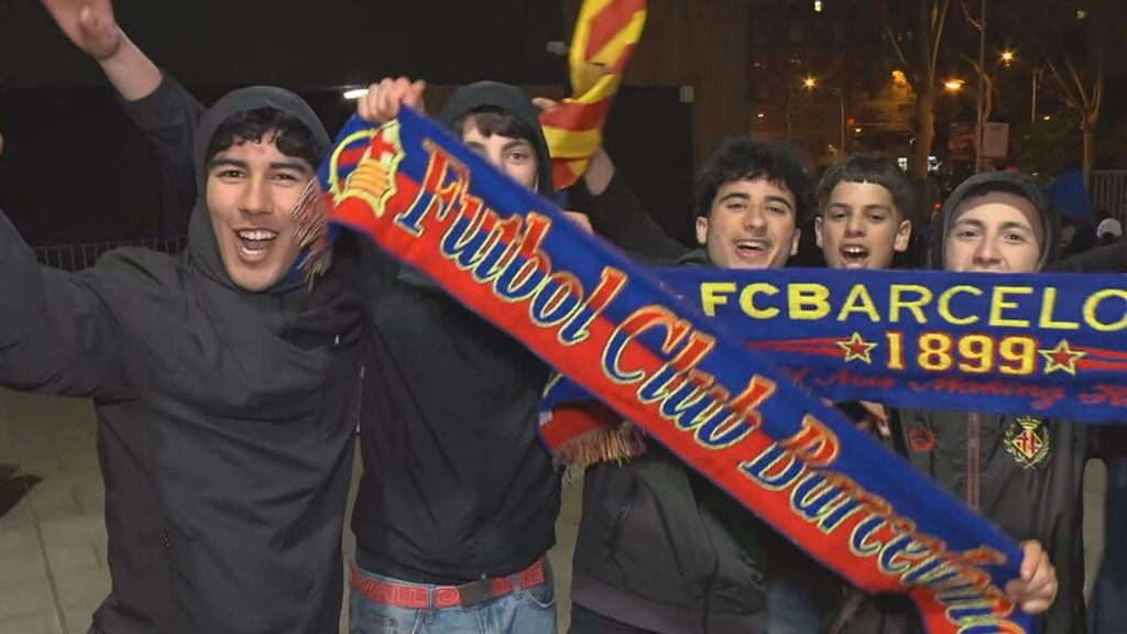 La afición del Barcelona avisa al Atleti en plena euforia tras golear al Newcastle: "Simeone, vamos a por ti"