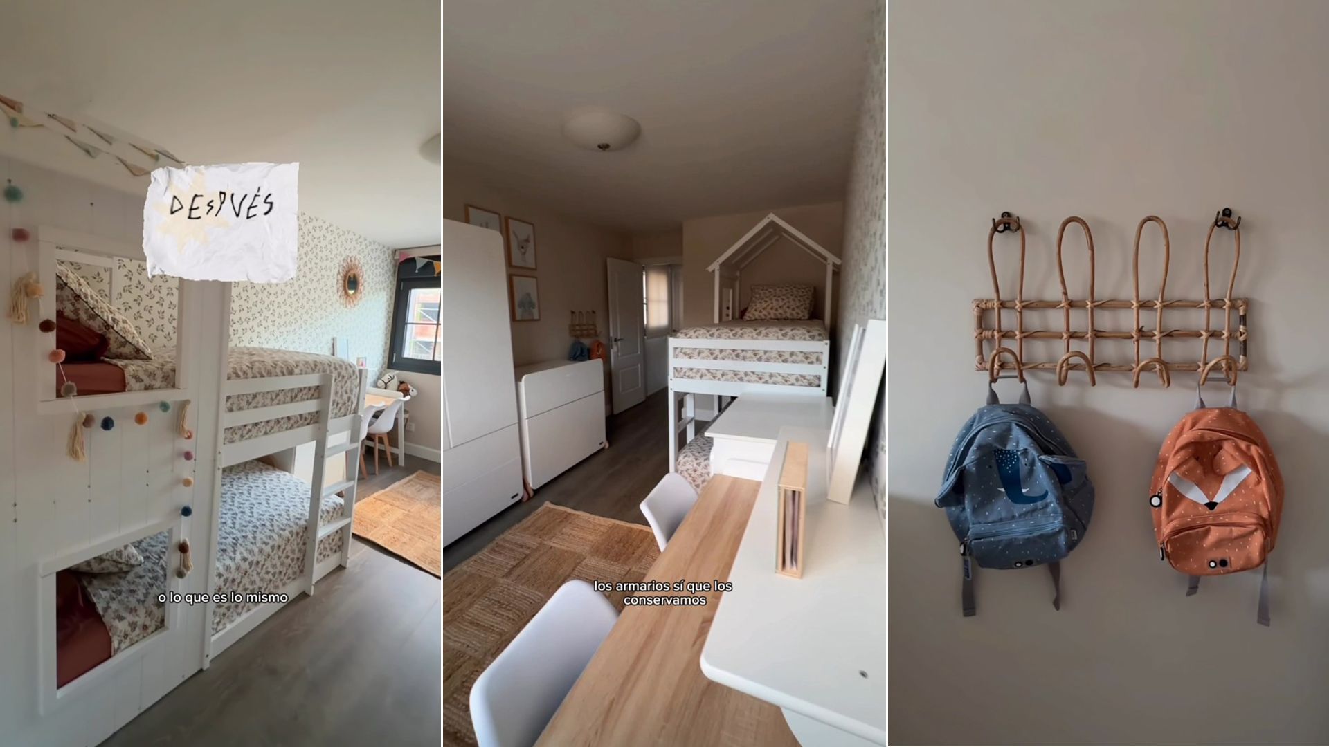 Así ha quedado la habitación de Miren y Deva tras la reforma
