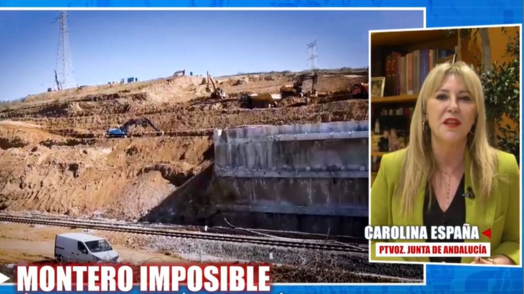 Carolina España, portavoz de la junta de Andalucía, indignada ante las consecuencias económicas por el AVE de Málaga: "Las reservas han caído un 30%"