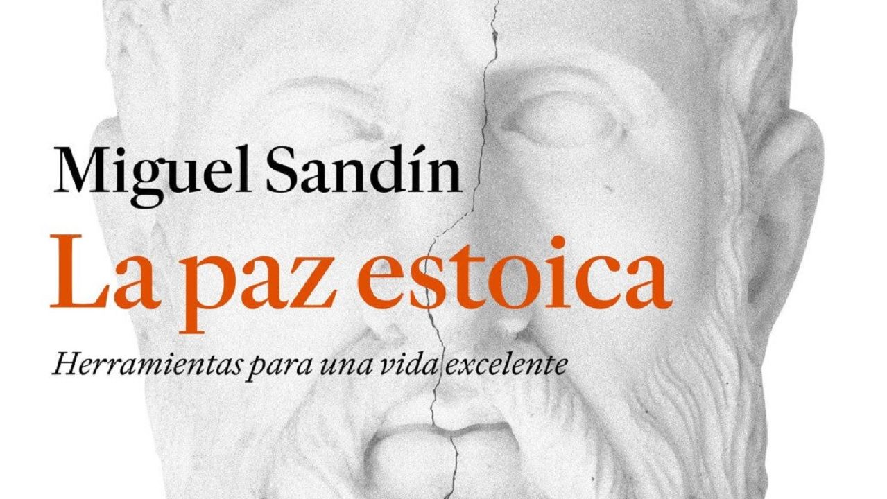 Detalle de la portada de La Paz Estoica