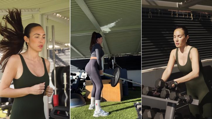 En el jardín se encuentra el gimnasio