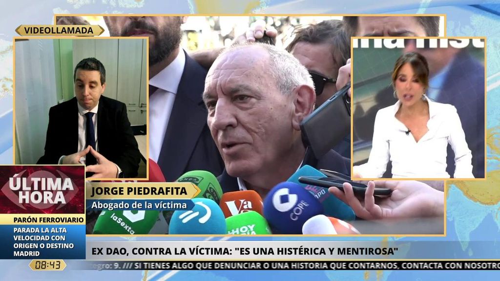 El abogado de la víctima del ex DAO, tras el rechazo de la orden de alejamiento: "Recurriremos. Fue desagradable"
