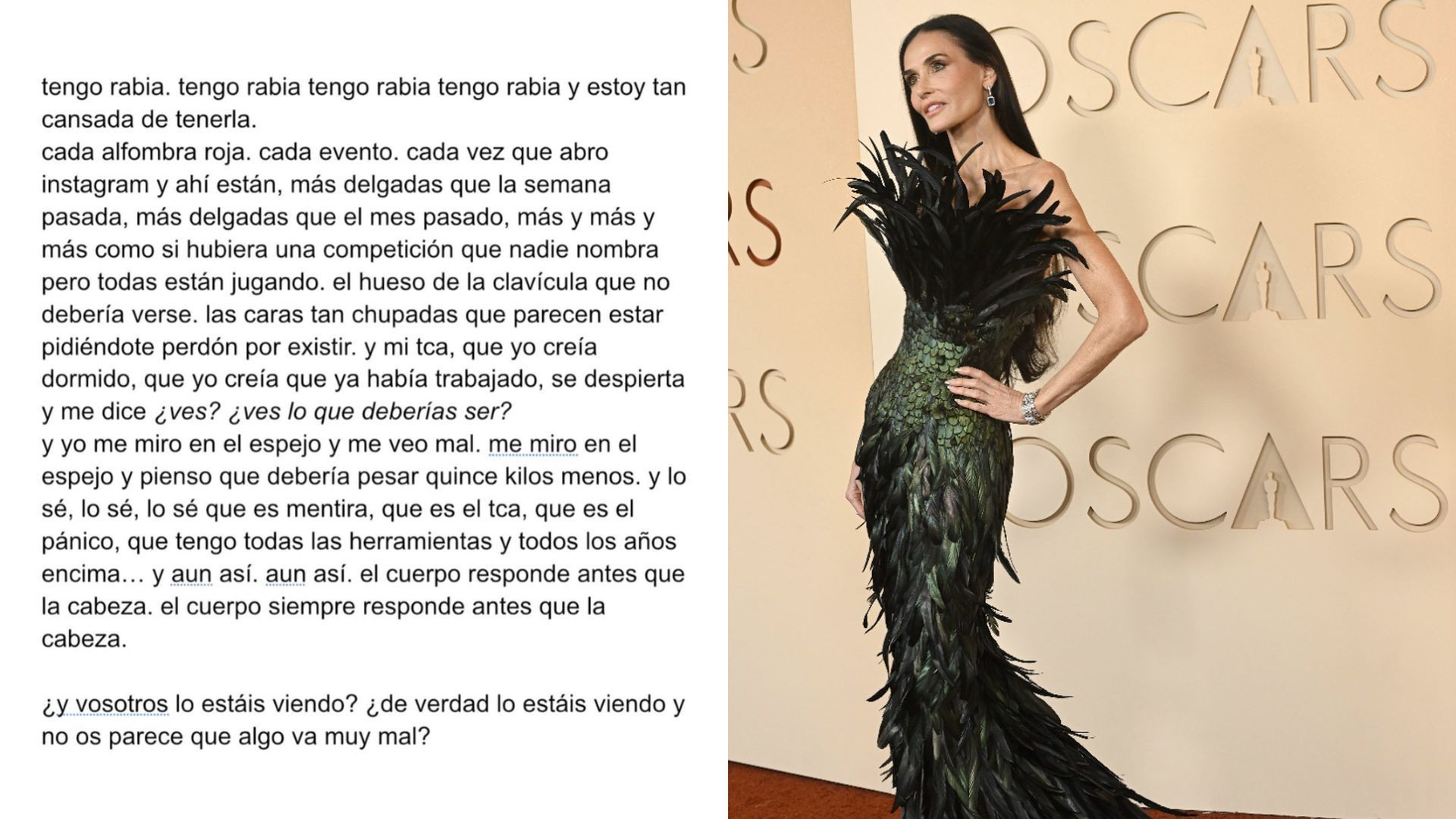 Fragmento del texto de Chloe Wallace