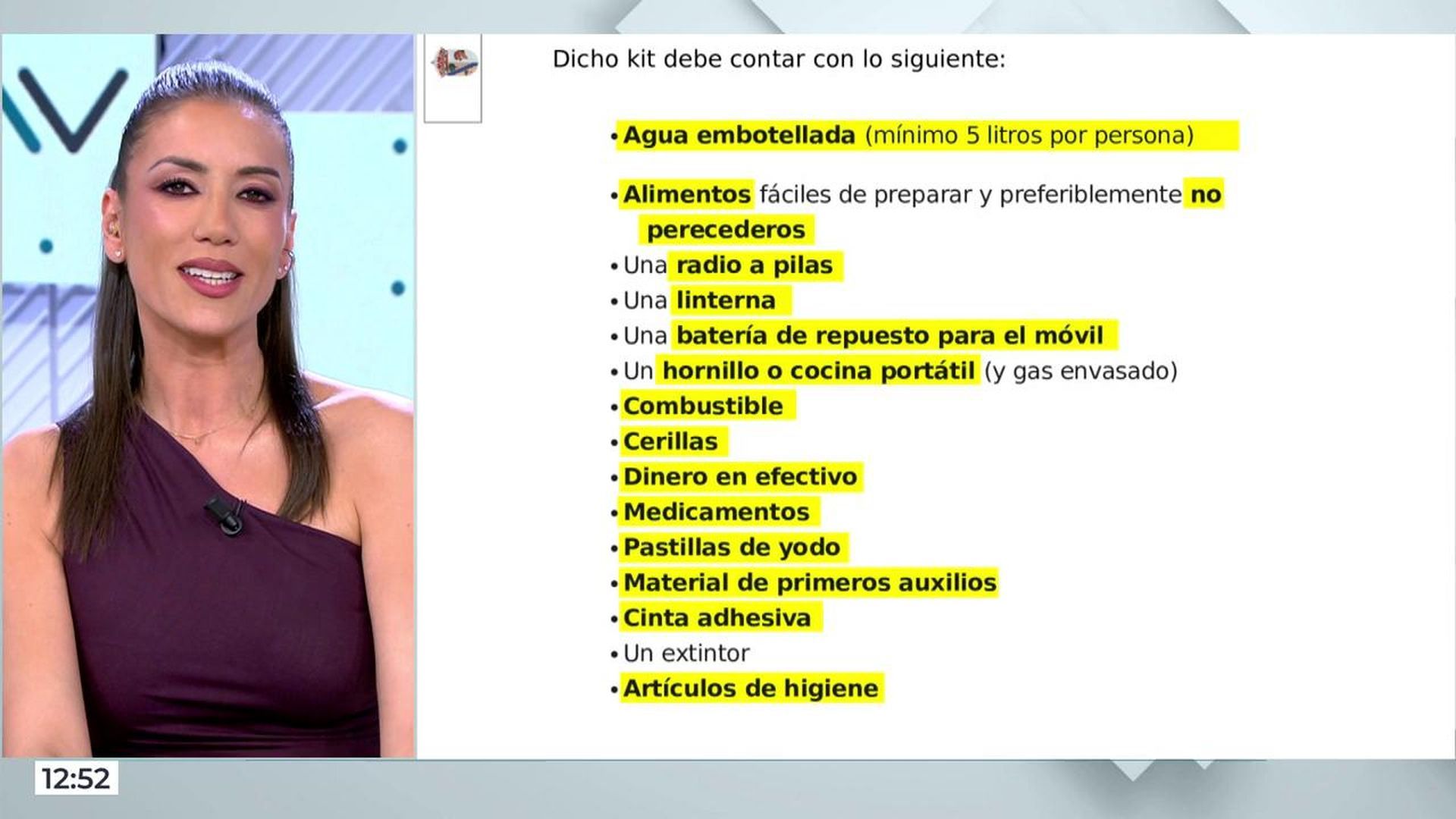 Patricia Pardo confiesa que compró un camping gas y latas tras el apagón