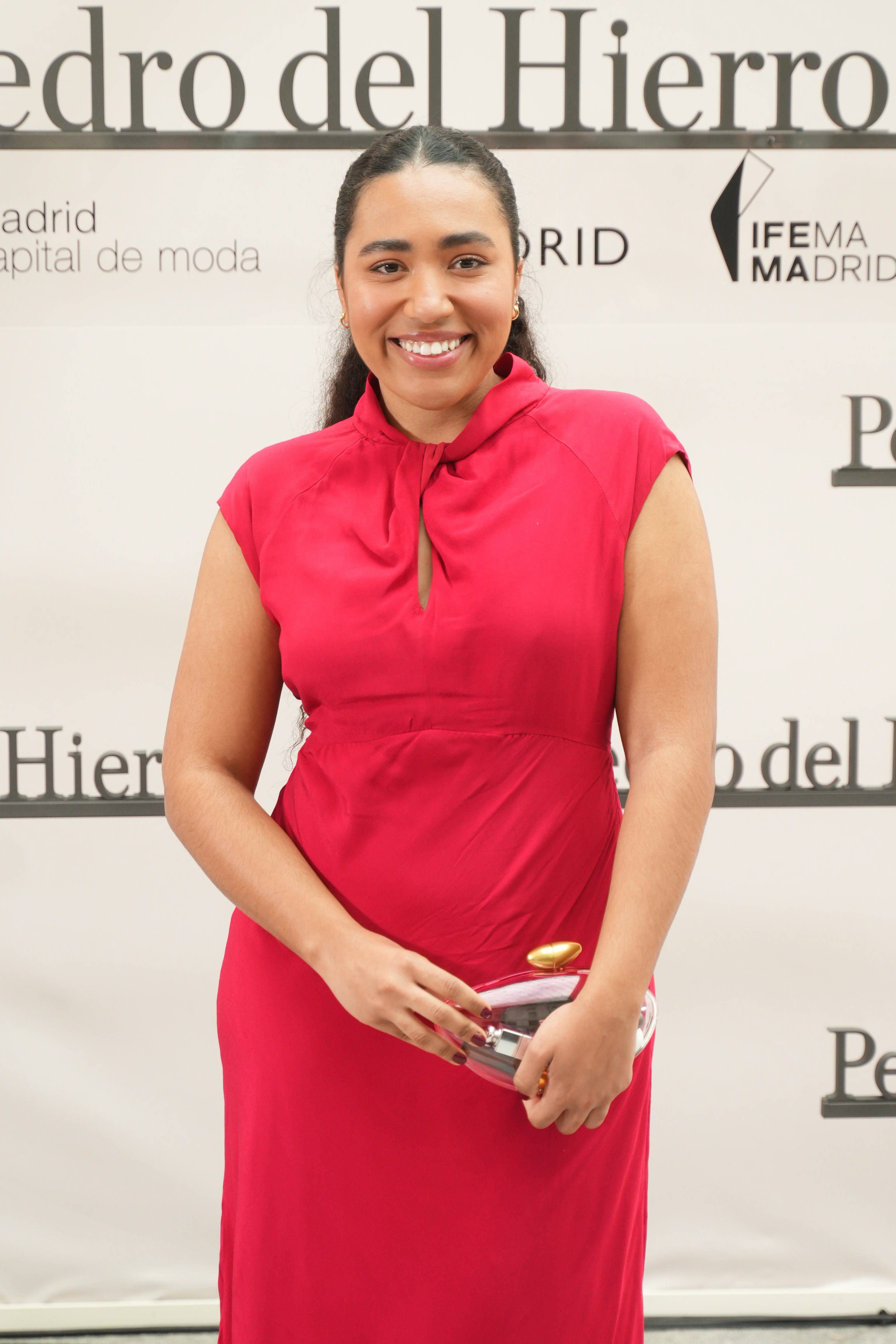 Luna Lionne, en el desfile de Pedro del Hierro