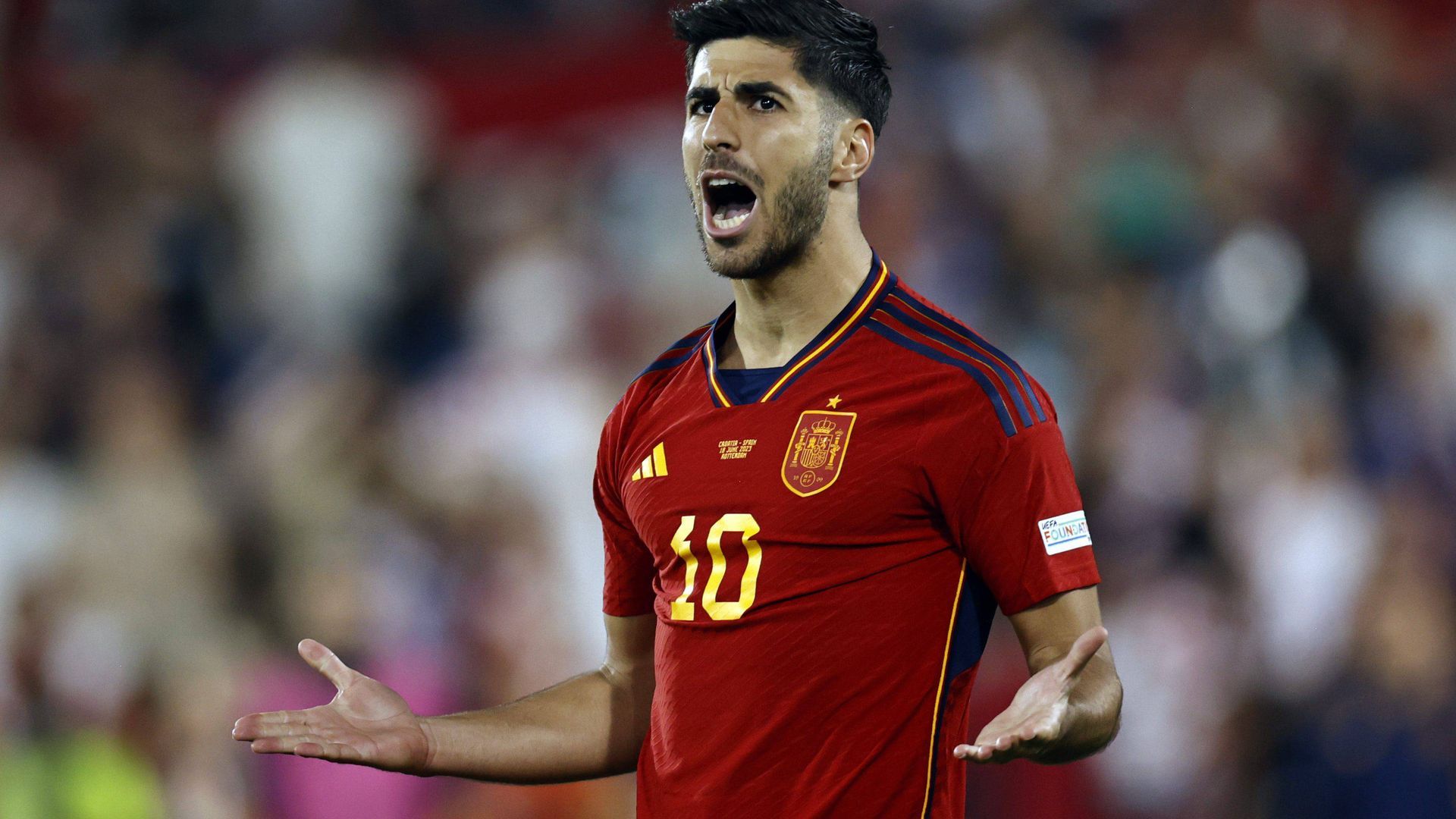 Marco Asensio en la Selección Española