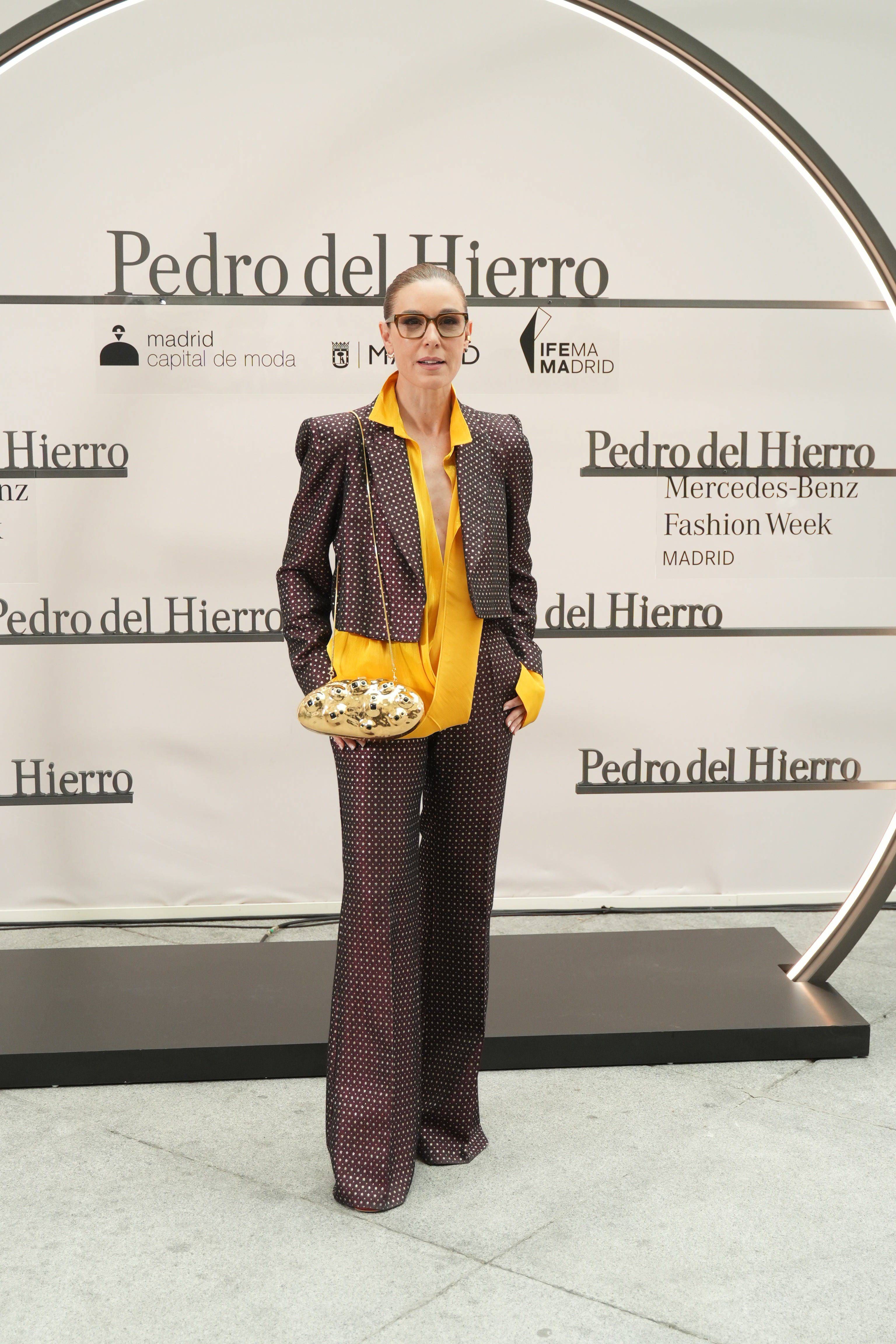 Raquel Sánchez Silva, en el desfile de Pedro del Hierro