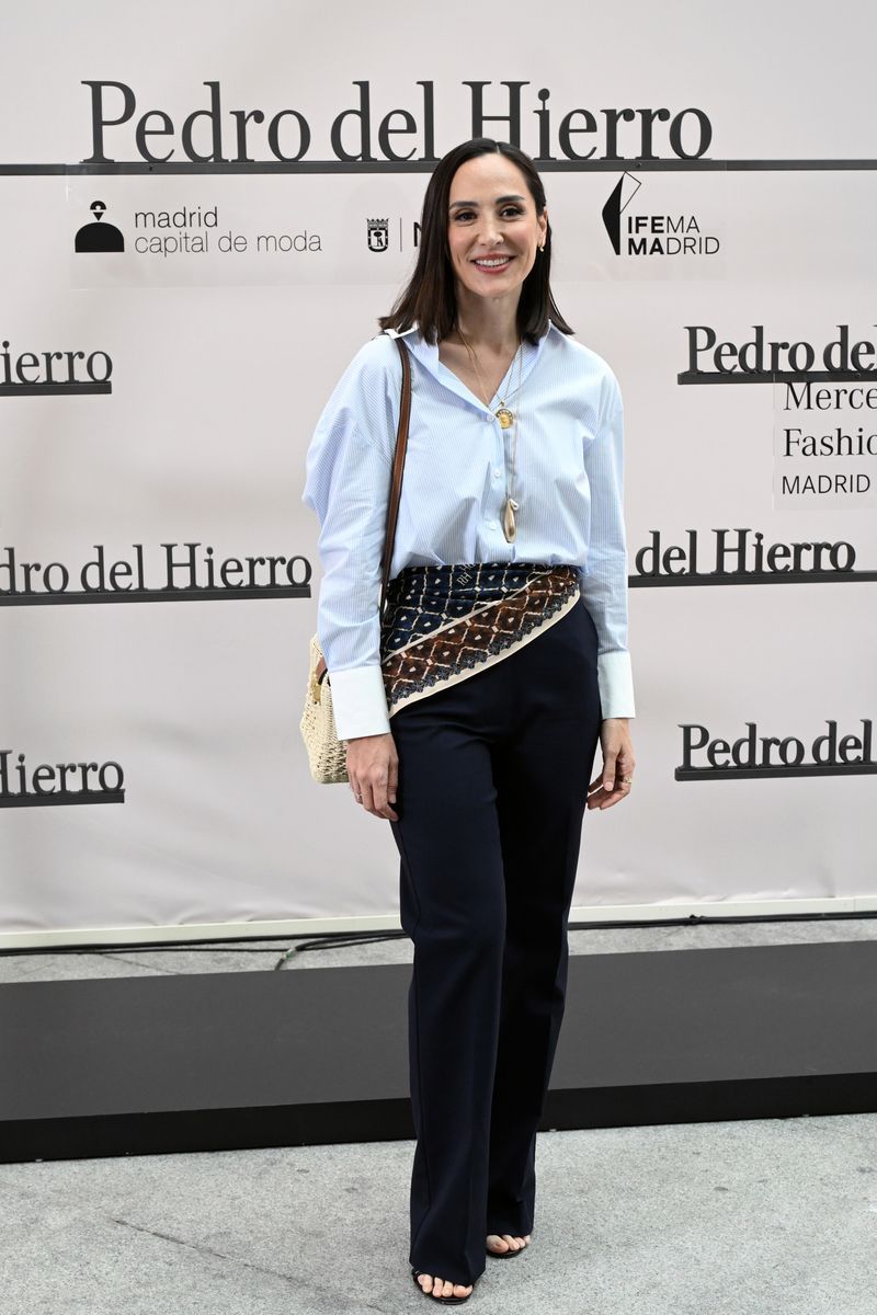 Tamara Falcó, en el desfile de Pedro del Hierro