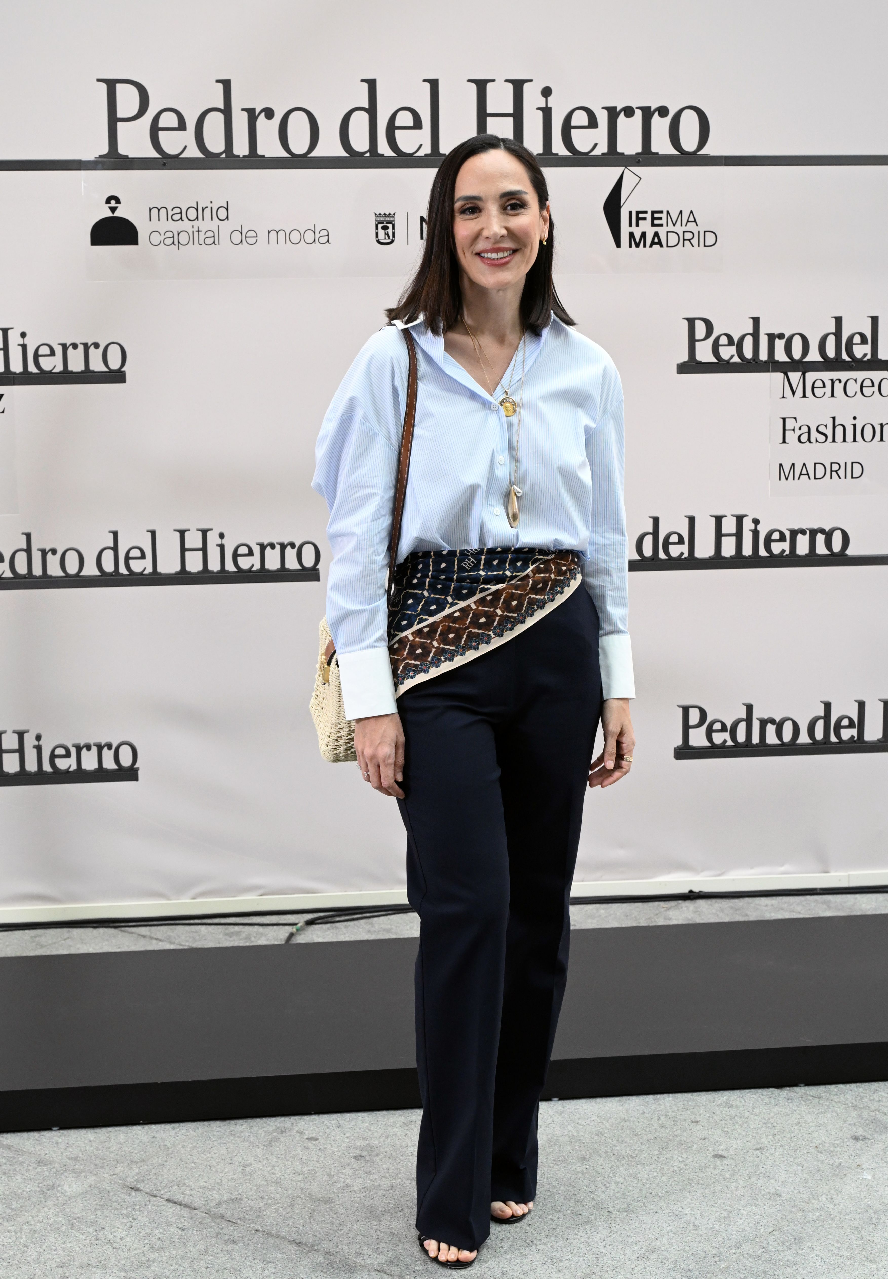 Tamara Falcó, en el desfile de Pedro del Hierro