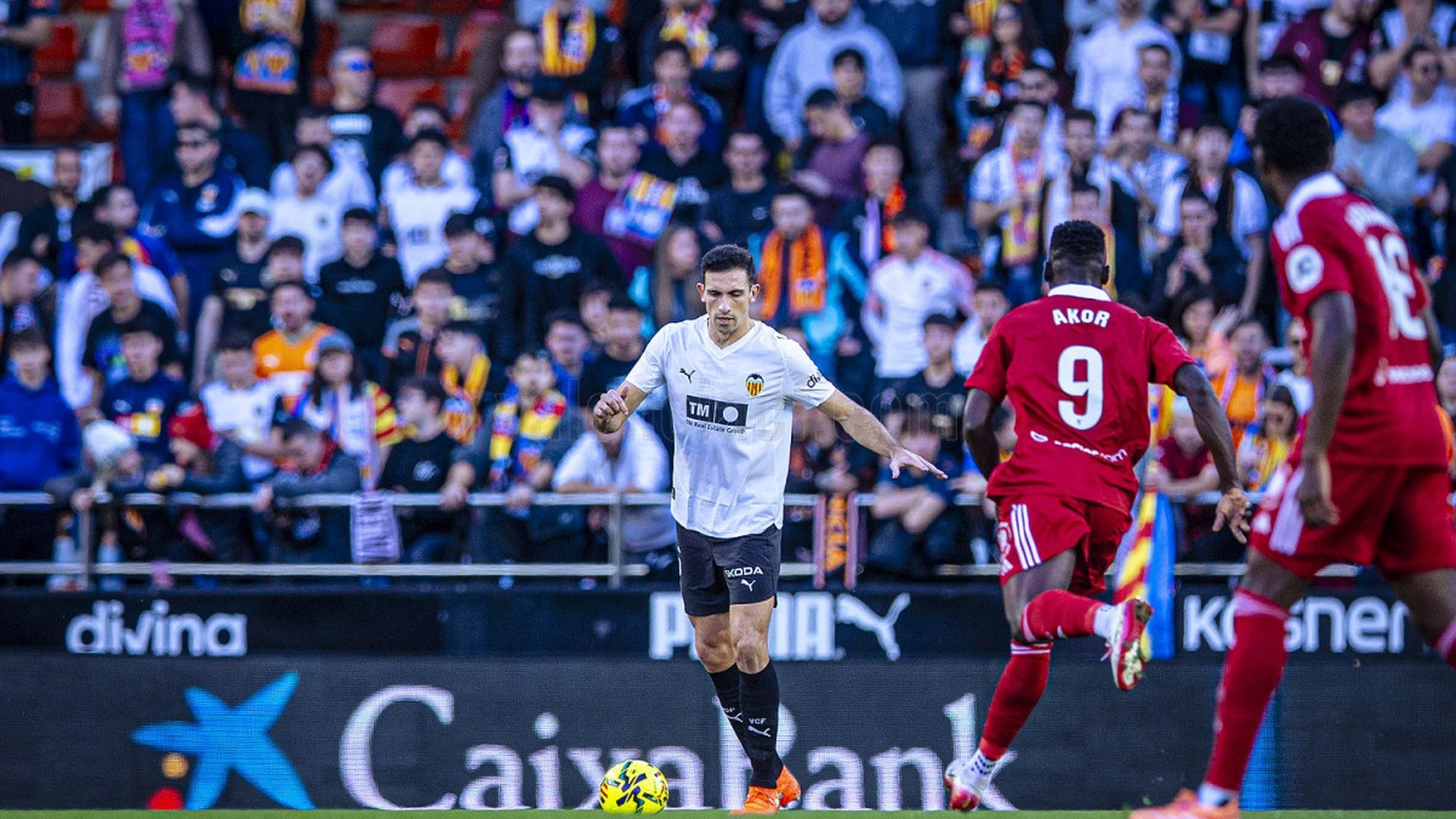 Tárrega ante el Sevilla FC