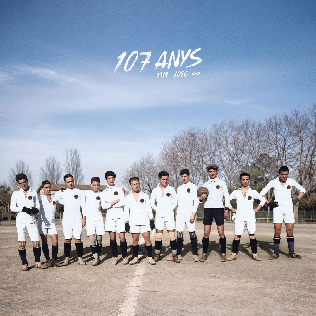 Valencia CF cumple 107 años de vida