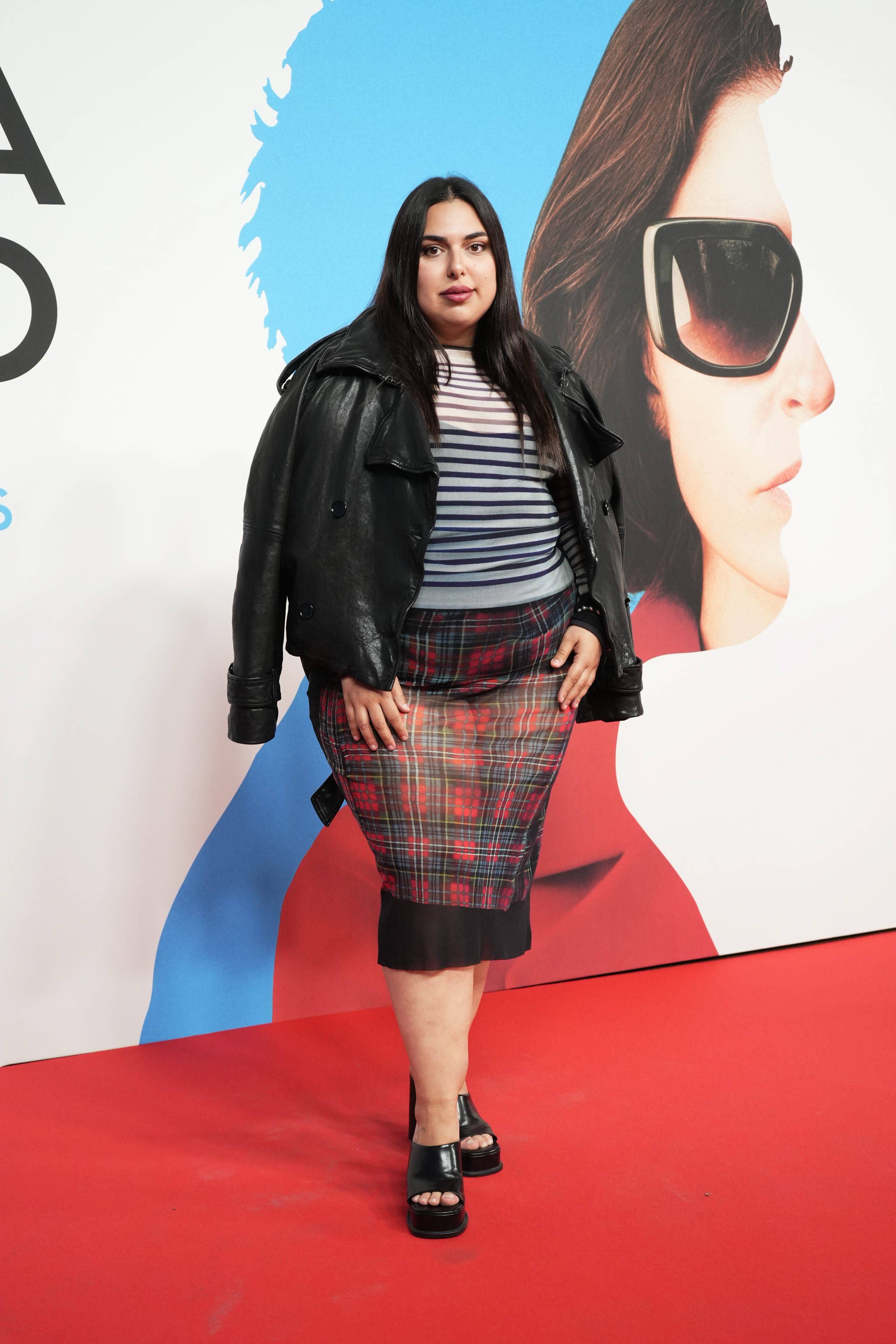 Blanca Martínez Rodrigo, en el estreno de 'Amarga Navidad'