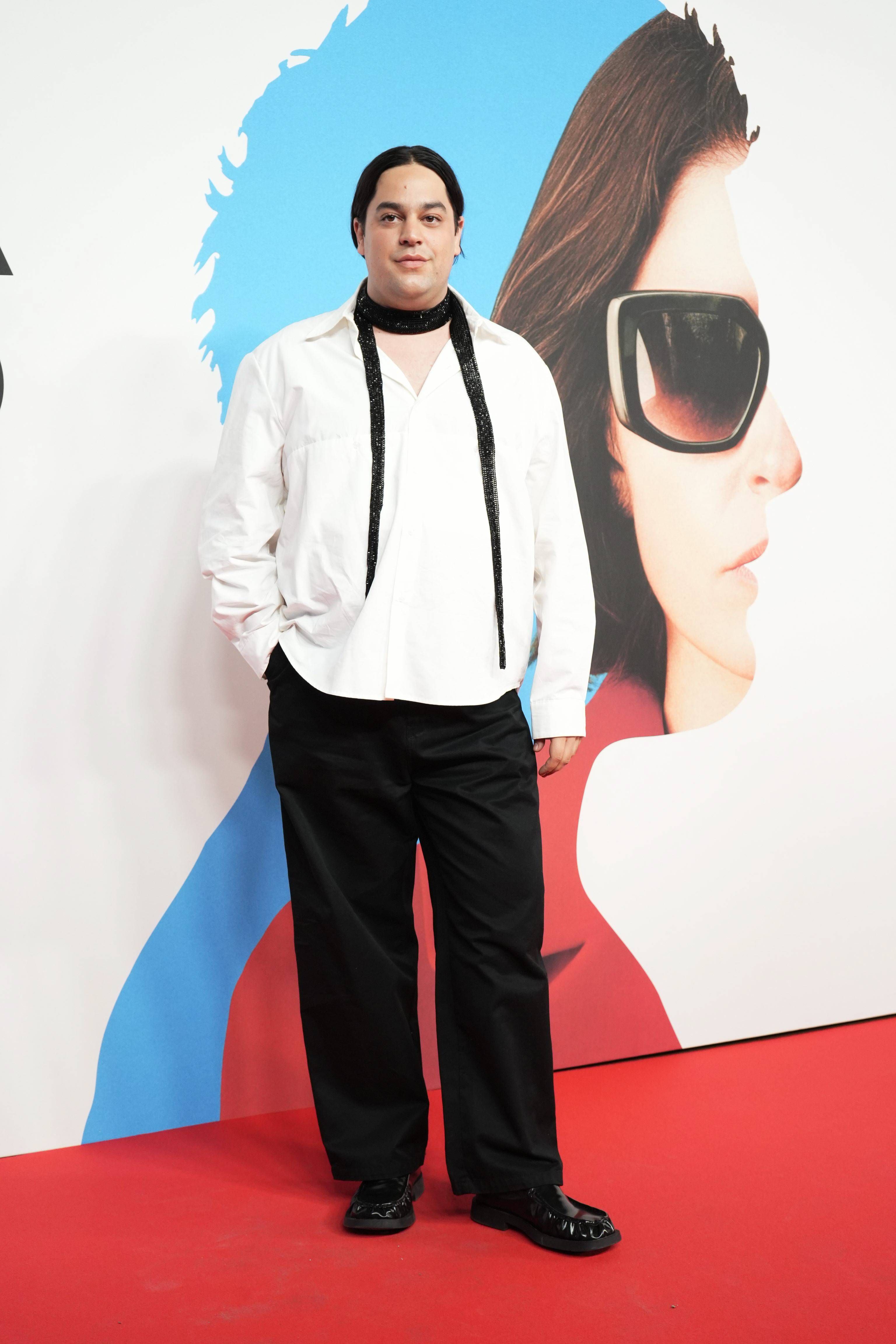 Carlos González, en el estreno de 'Amarga Navidad'