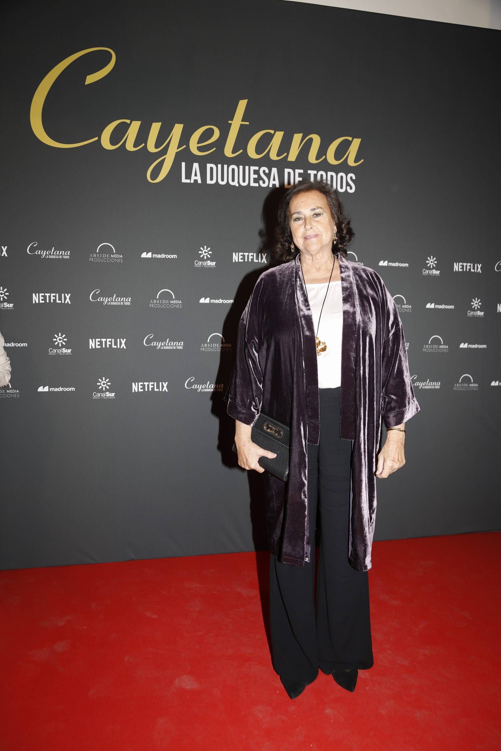 Carmen Tello, en el estreno de 'Cayetana, la duquesa de todos'