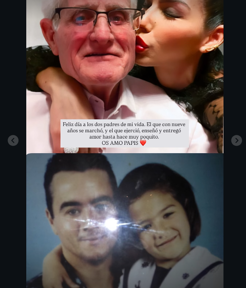El mensaje de Tamara Gorro a su padre y a su abuelo