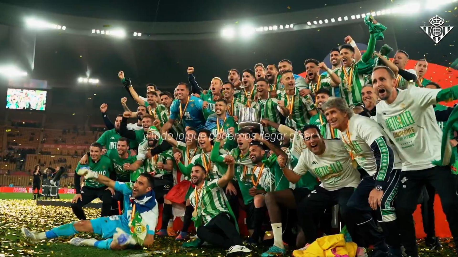 Frame del vídeo subido por el Betis