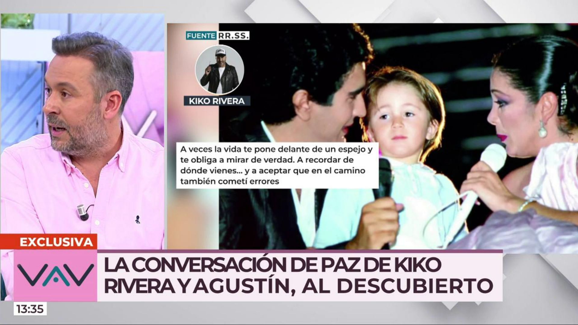 Kike Calleja desvela el contenido de la conversación entre Kiko Rivera y Agustín Pantoja