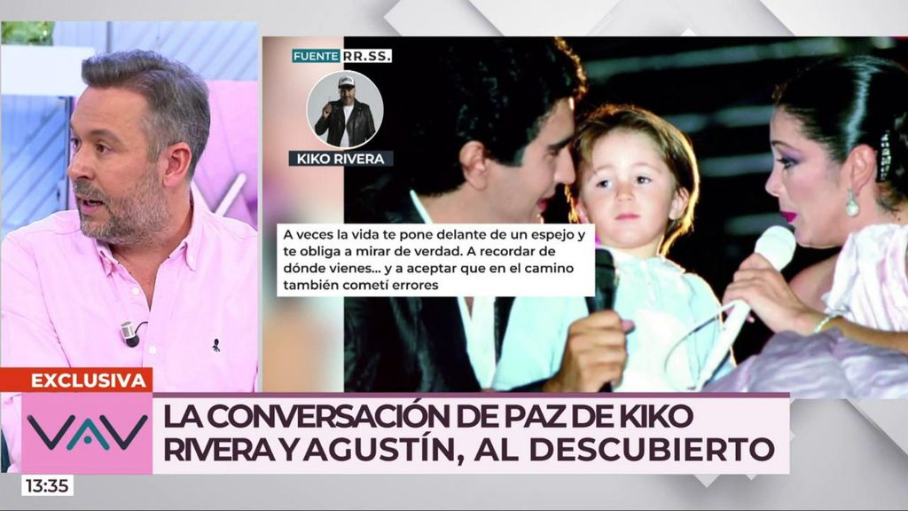 Kike Calleja desvela el contenido de la conversación entre Kiko Rivera y Agustín Pantoja
