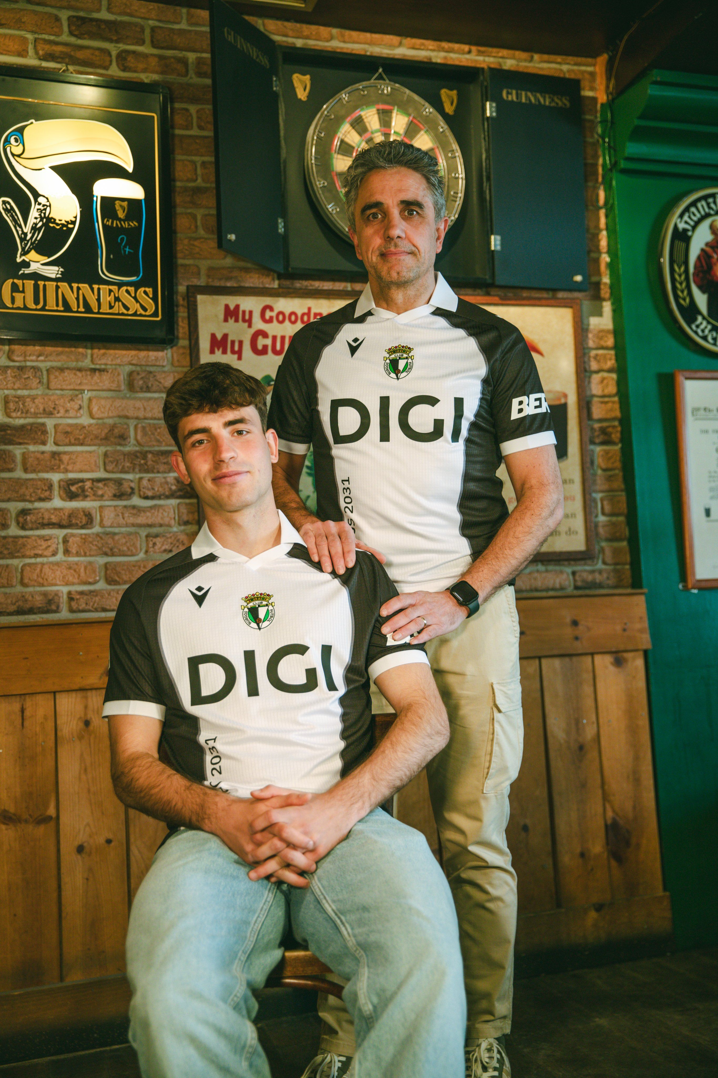 La camiseta retro del Burgos