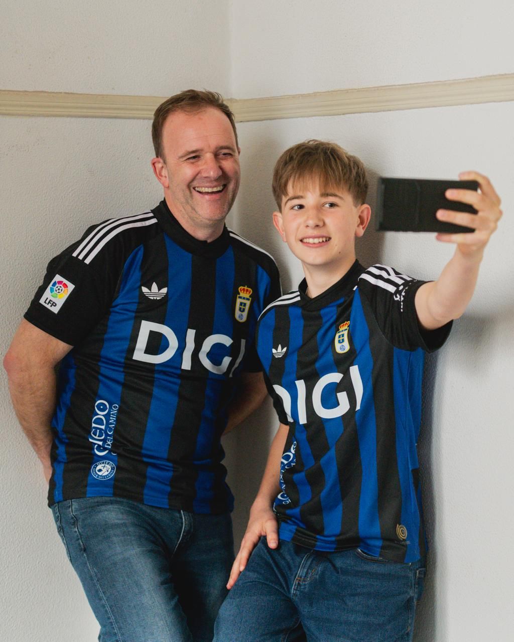 La camiseta retro del Real Oviedo