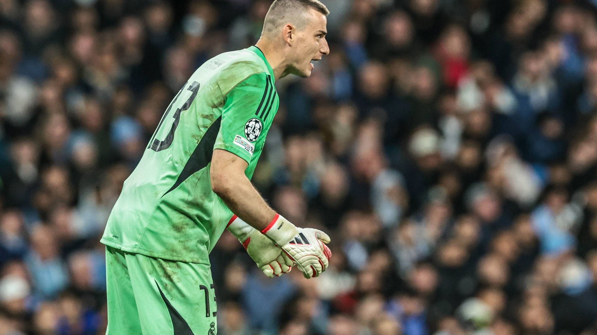 Lunin en la Champions League