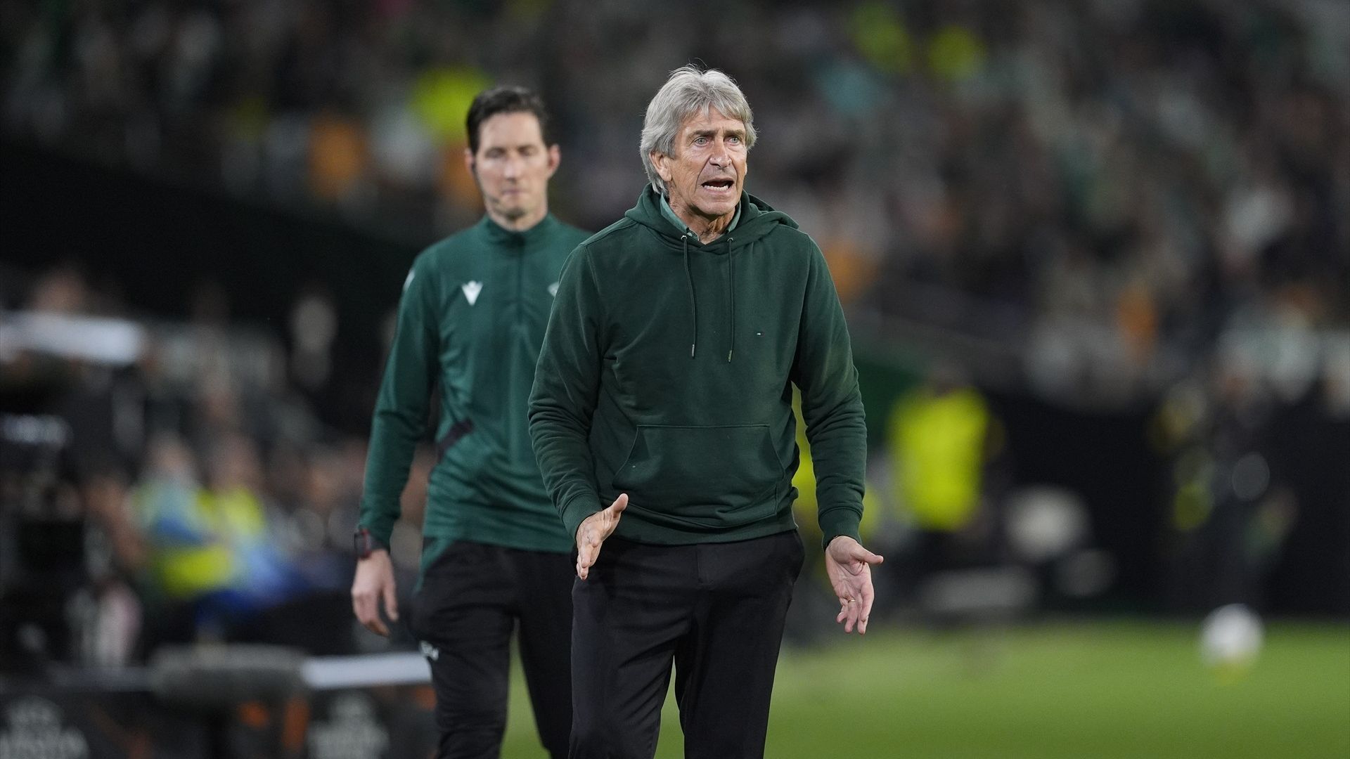 Manuel Pellegrini, en el Betis - Panathinaikos