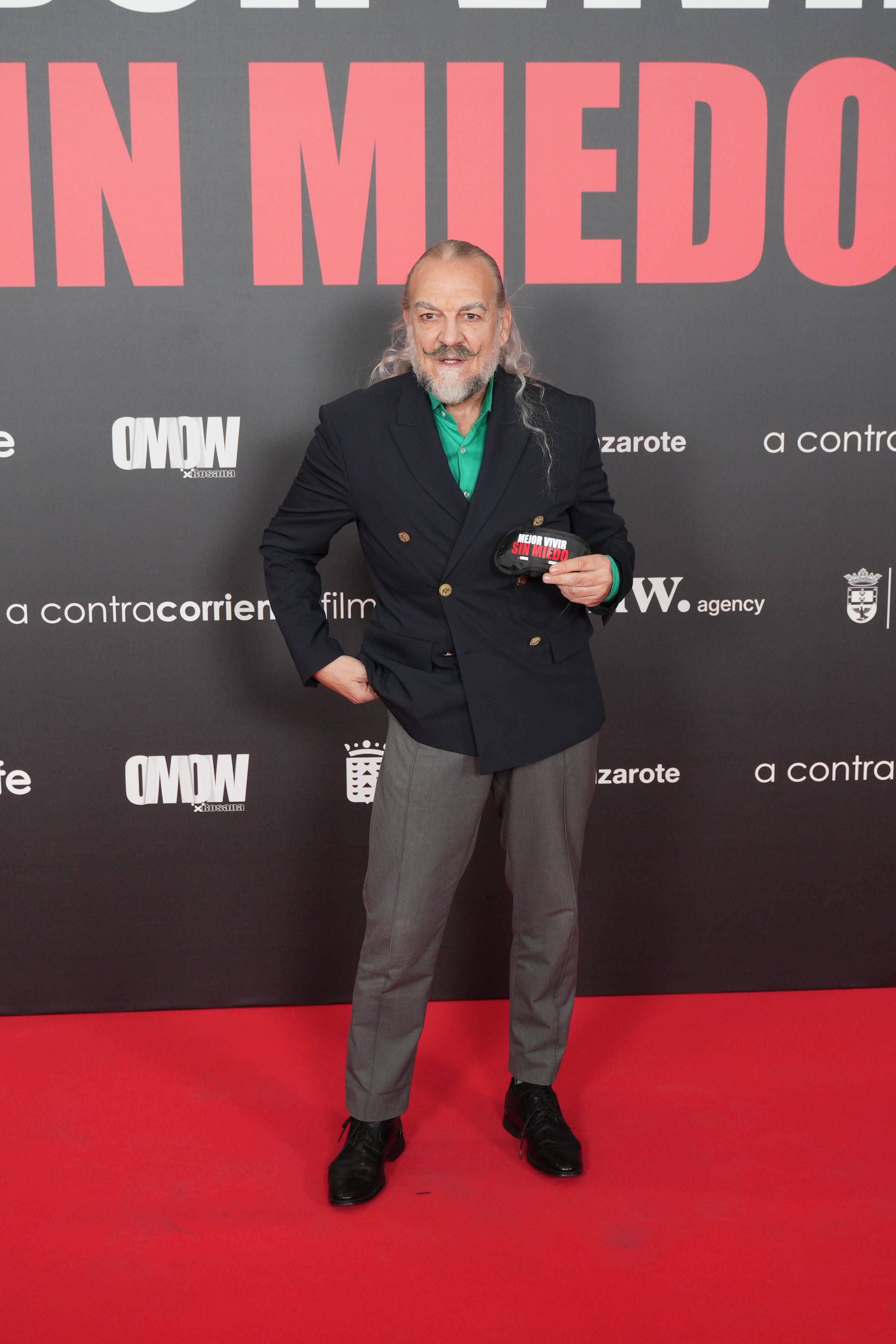 Miguel Ángel Arenas, en el estreno del documental de Rosana