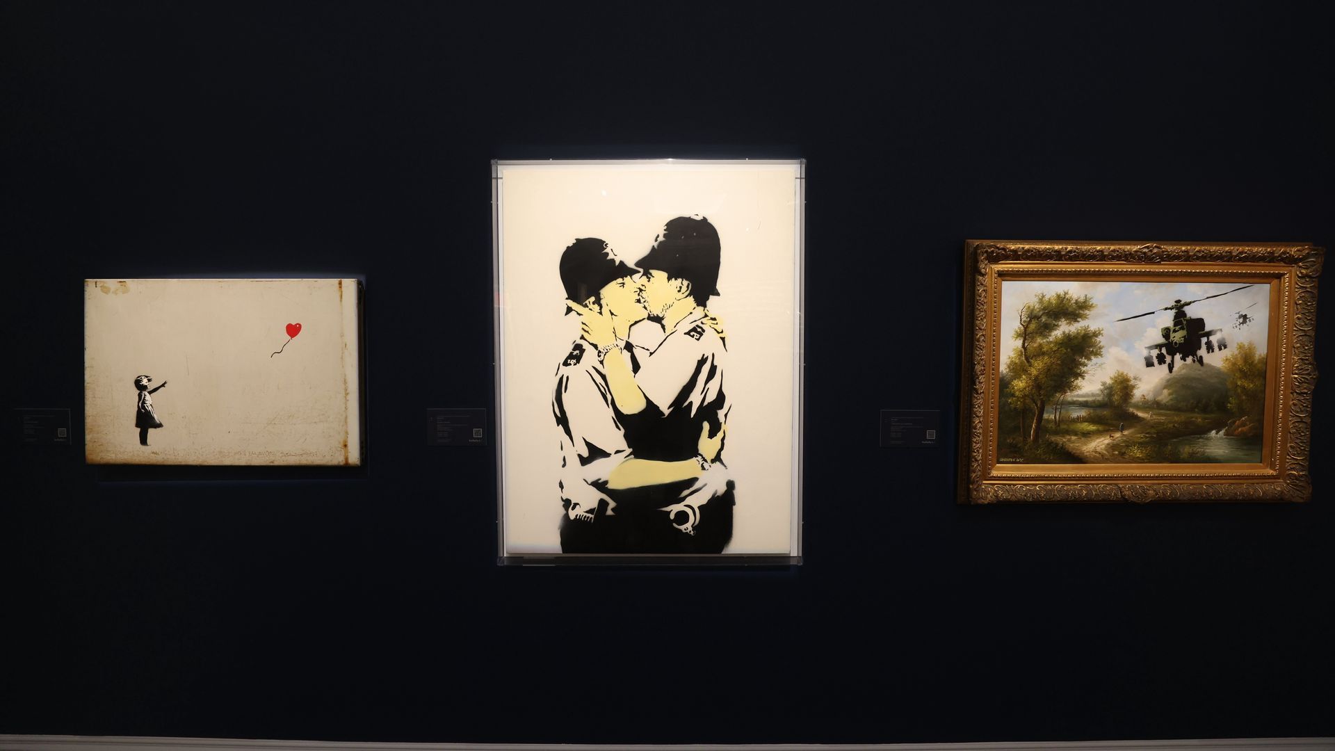 Una exposición en Londres sobre las obras de Banksy
