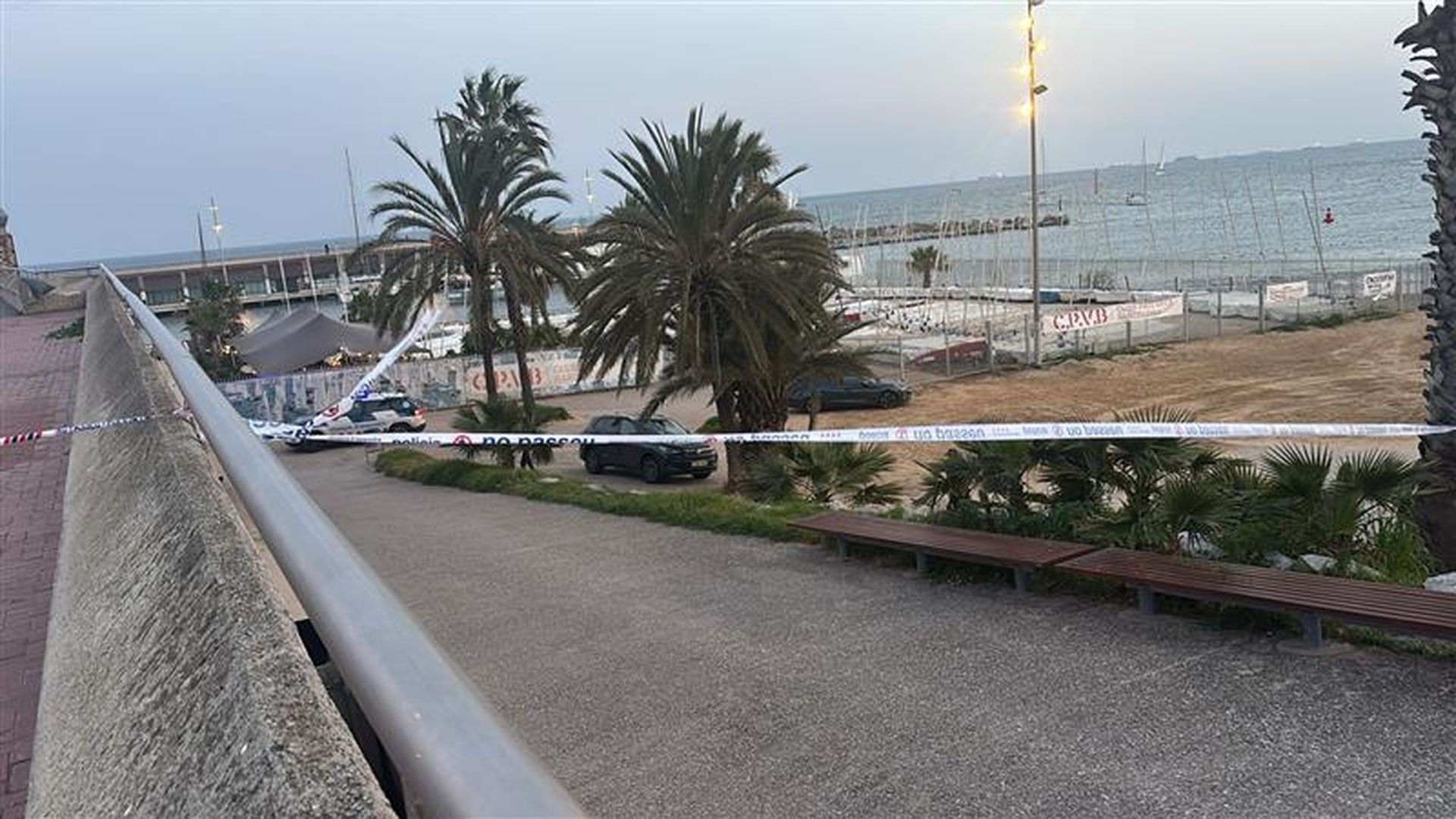 Zona en la que los agentes han encontrado el cuerpo de Jimmy