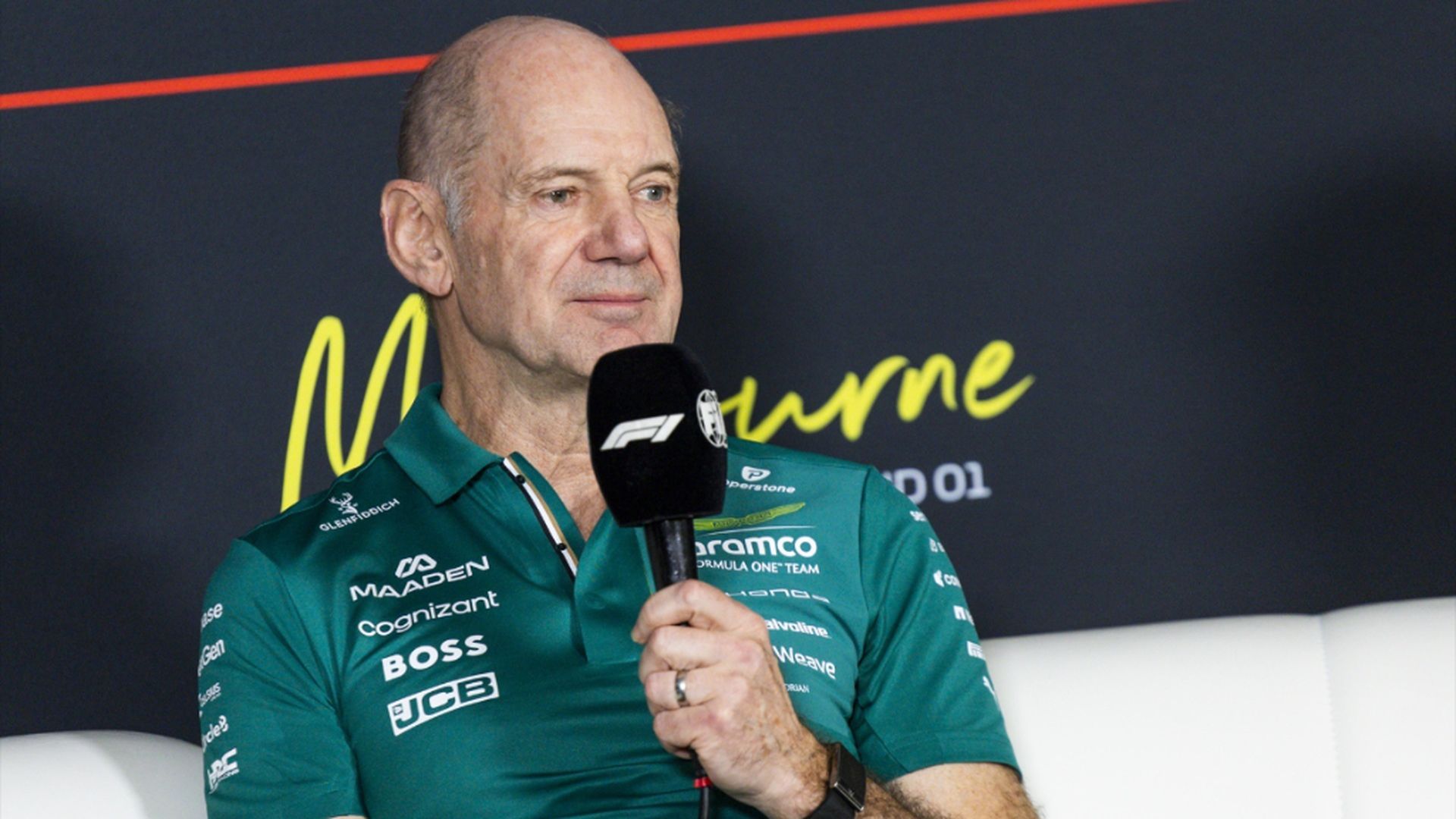 Adrian Newey, en el GP de Australia