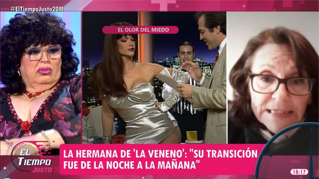 La hermana de 'La Veneno' asegura que Pepe Navarro empujó a Cristina Ortiz a ponerse pechos y Paca 'La Piraña' reacciona El tiempo justo 2026 Top Vídeos 828