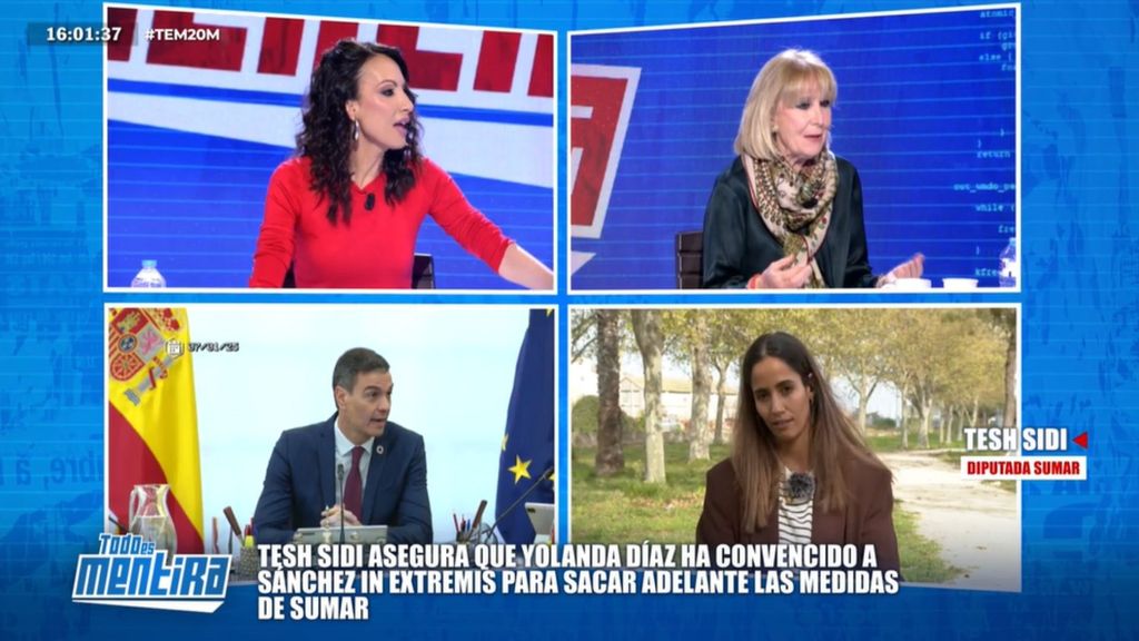 l choque entre Tesh Sidi y Esperanza Aguirre por la falta de viviendas de protección oficial: "Las liberaste al mercado y por eso estamos jodidos"