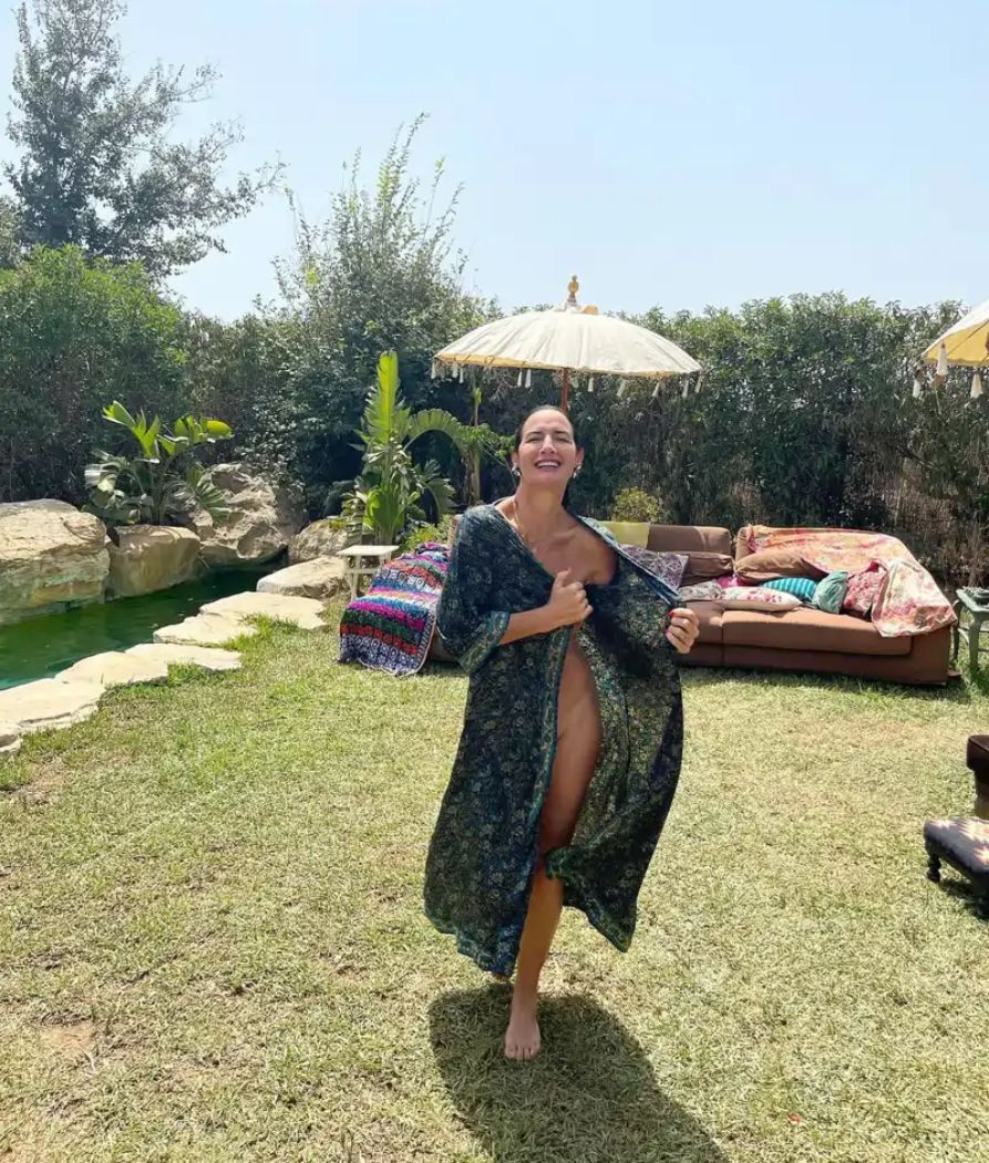 El jardín de la casa de Belén López en Cádiz