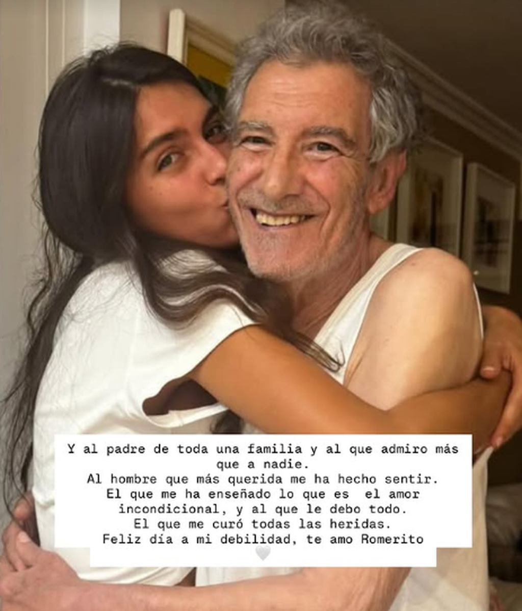 El mensaje de Lucía Rivera a su otro padre, su abuelo Rafael